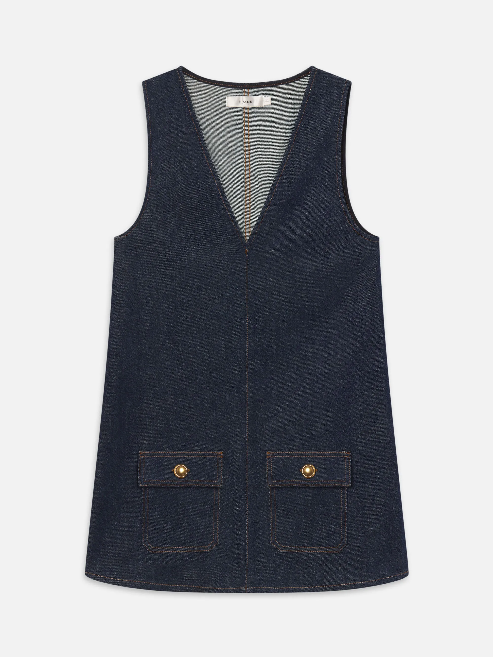 The Pinafore Dress -- Alchemy sold by Frame Denim