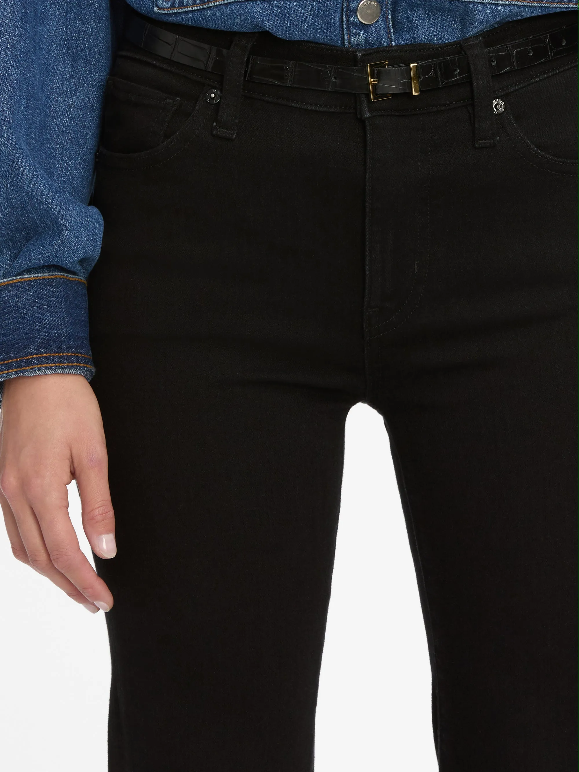 The Pixie Icon -- Black sold by Frame Denim product image thumbnail 4