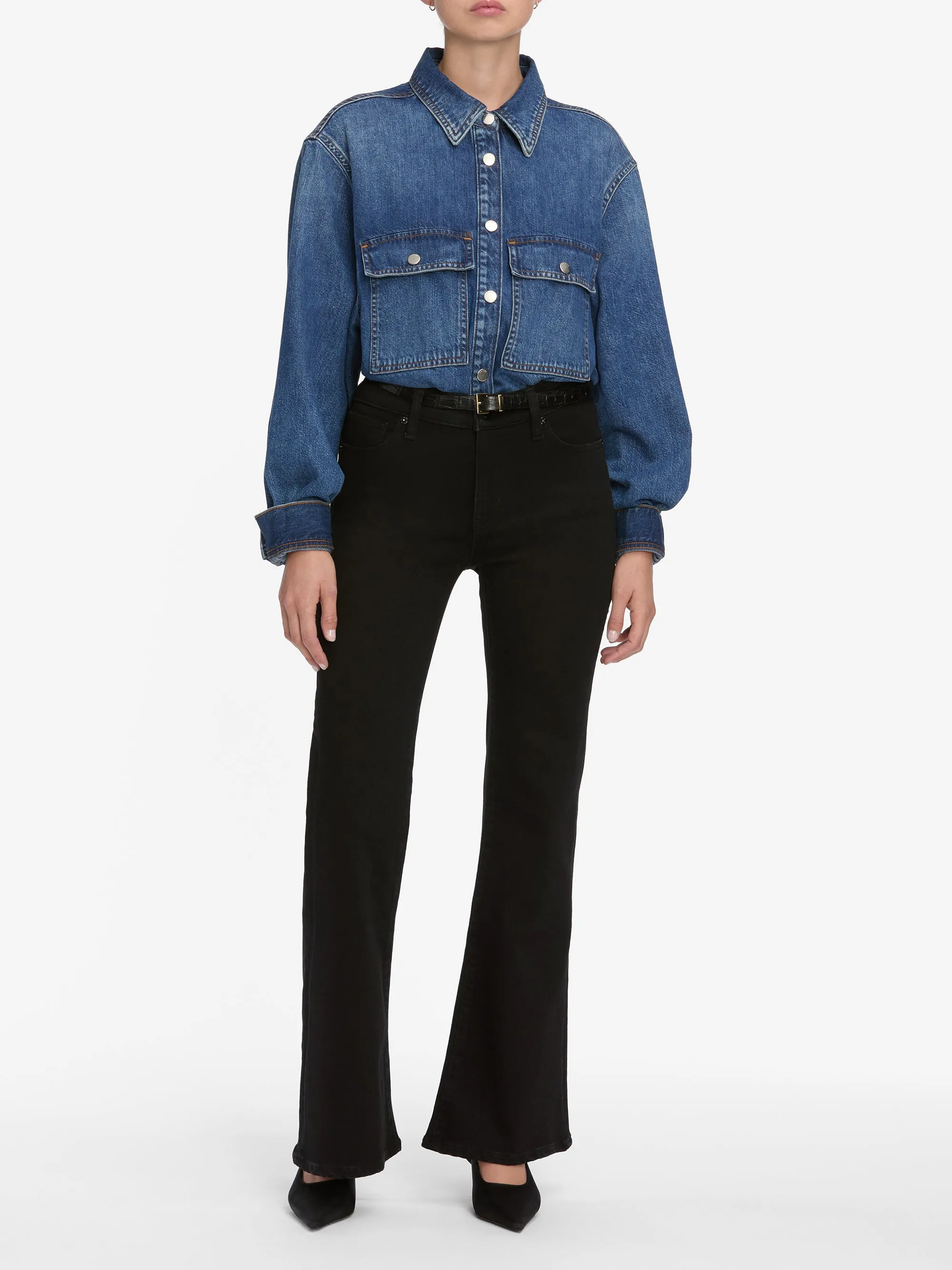 The Pixie Icon -- Black sold by Frame Denim product image thumbnail 2