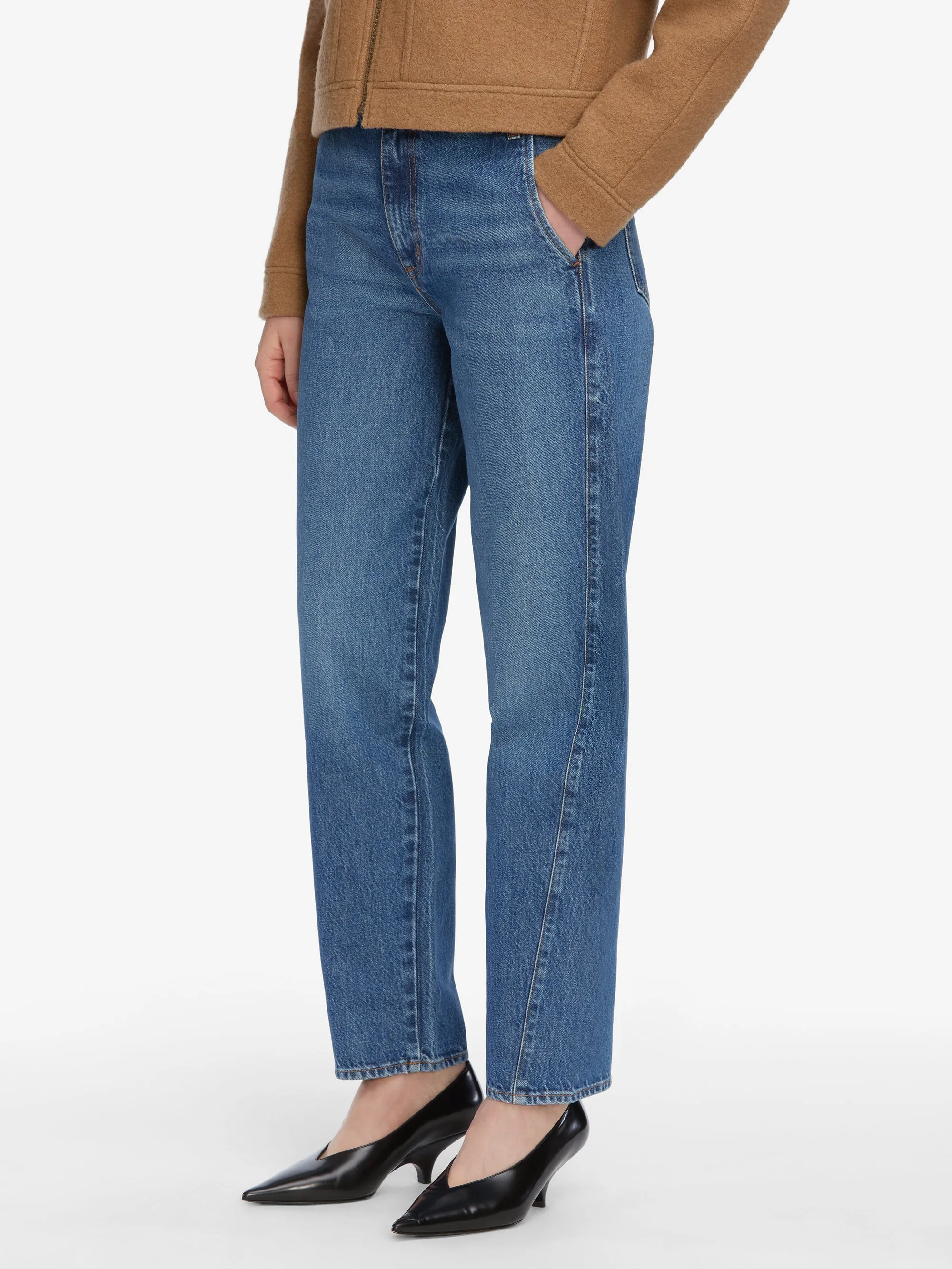 The Candle Trouser -- Swan sold by Frame Denim product image thumbnail 5