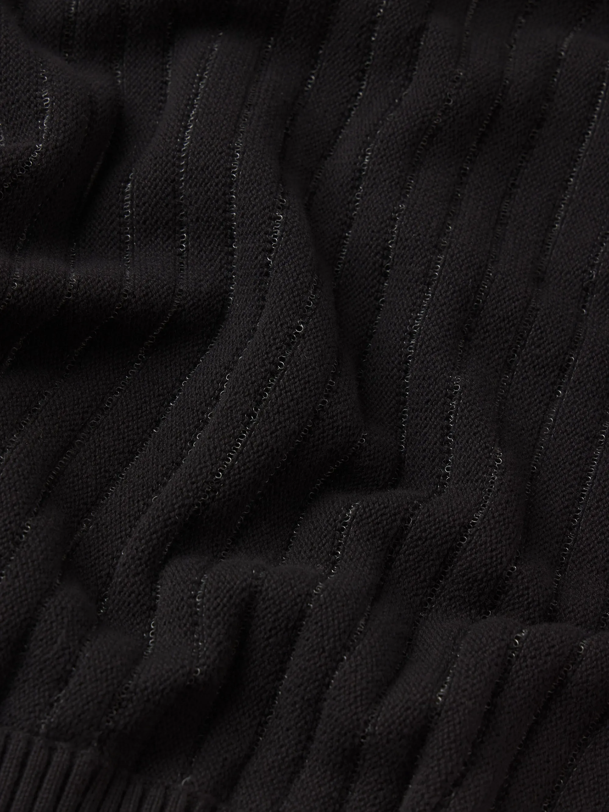 The Sheer Stripe Sweater -- Black sold by Frame Denim product image thumbnail 4