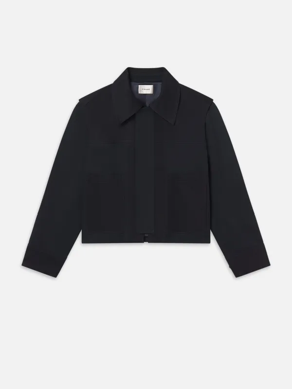 The Errand Coat -- Navy made by Frame Denim