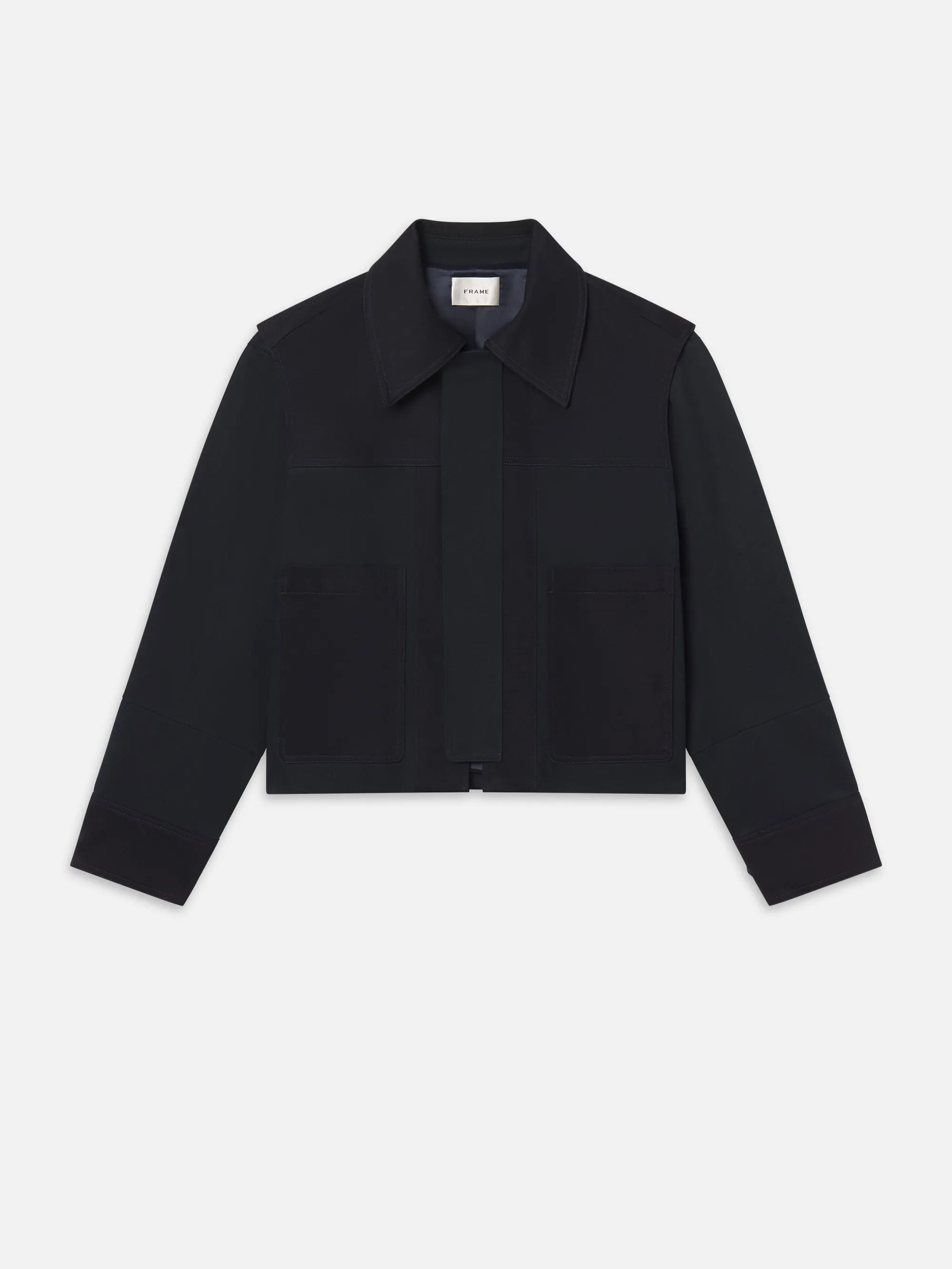 The Errand Coat -- Navy sold by Frame Denim