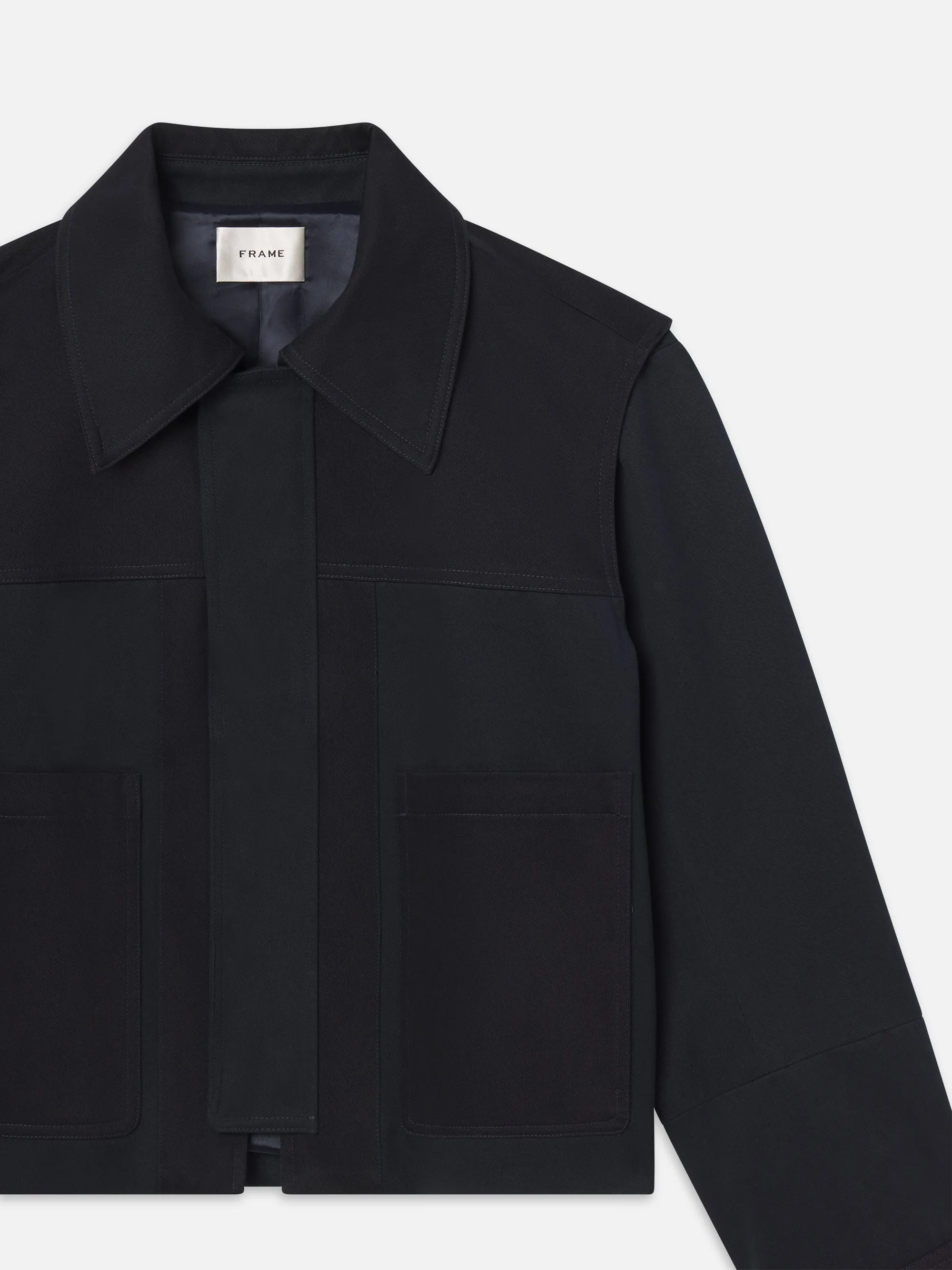 The Errand Coat -- Navy sold by Frame Denim product image thumbnail 2