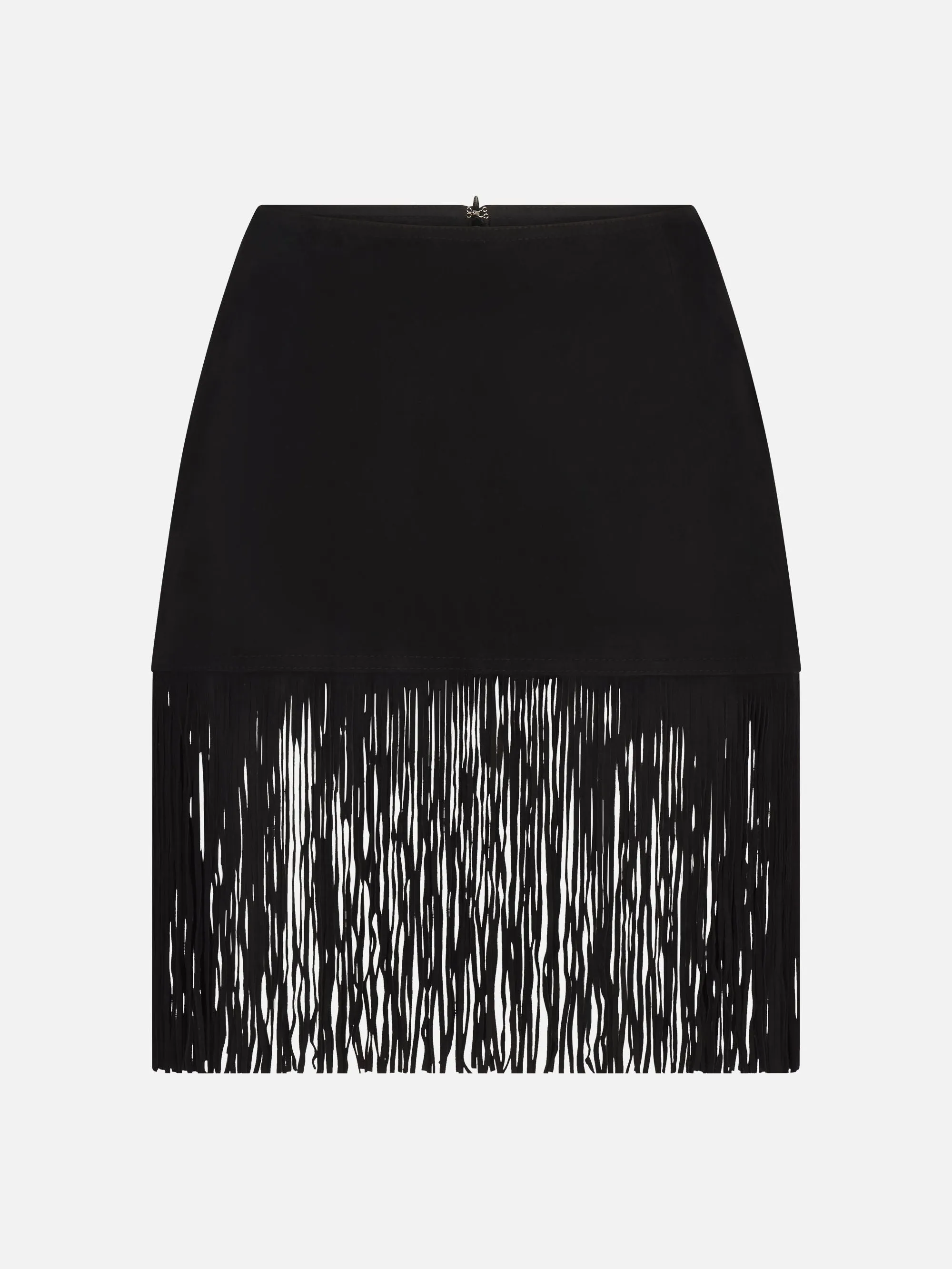 The Saddle Skirt -- Black sold by Frame Denim