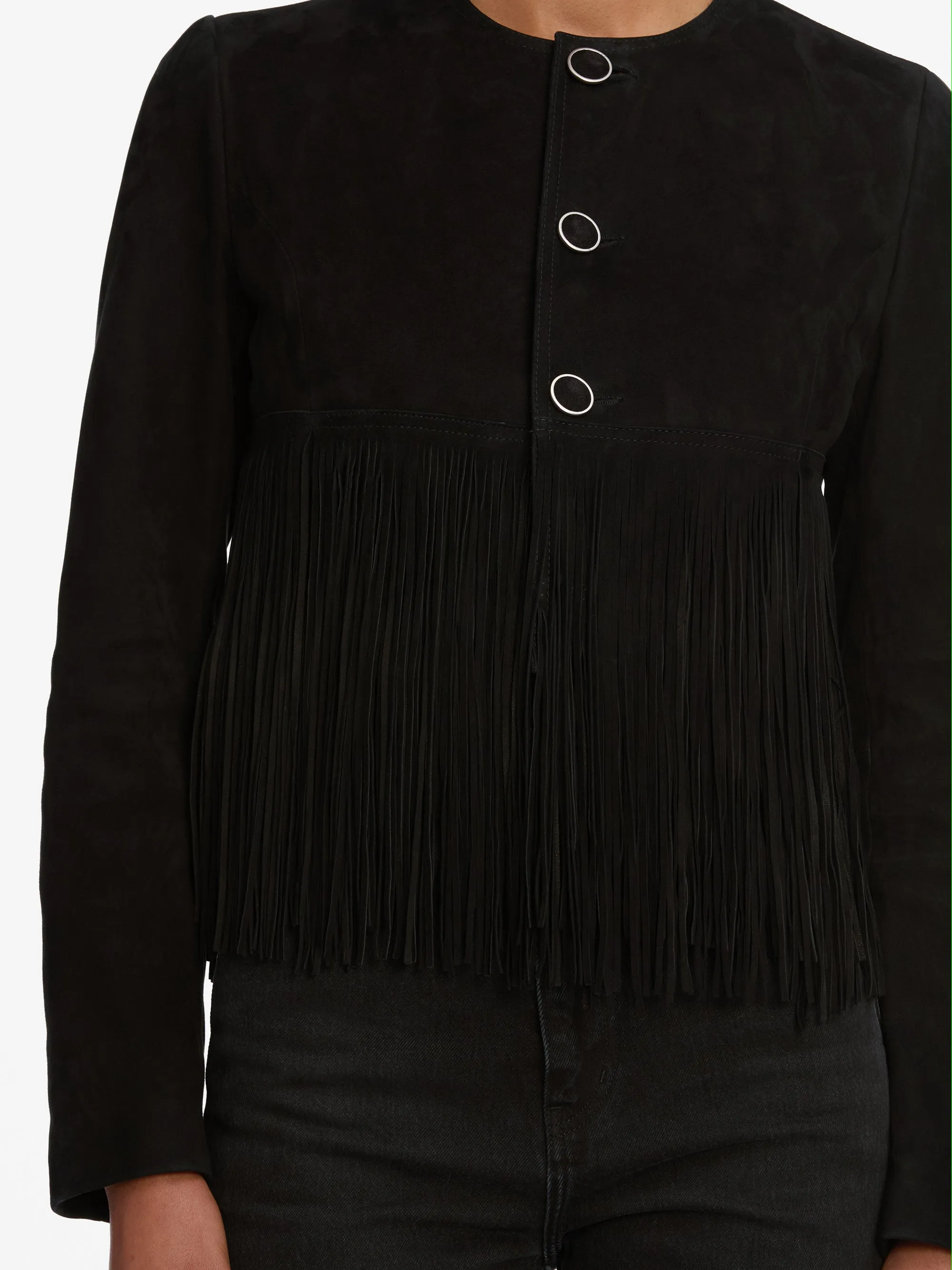The Saddle Jacket -- Black sold by Frame Denim product image thumbnail 4
