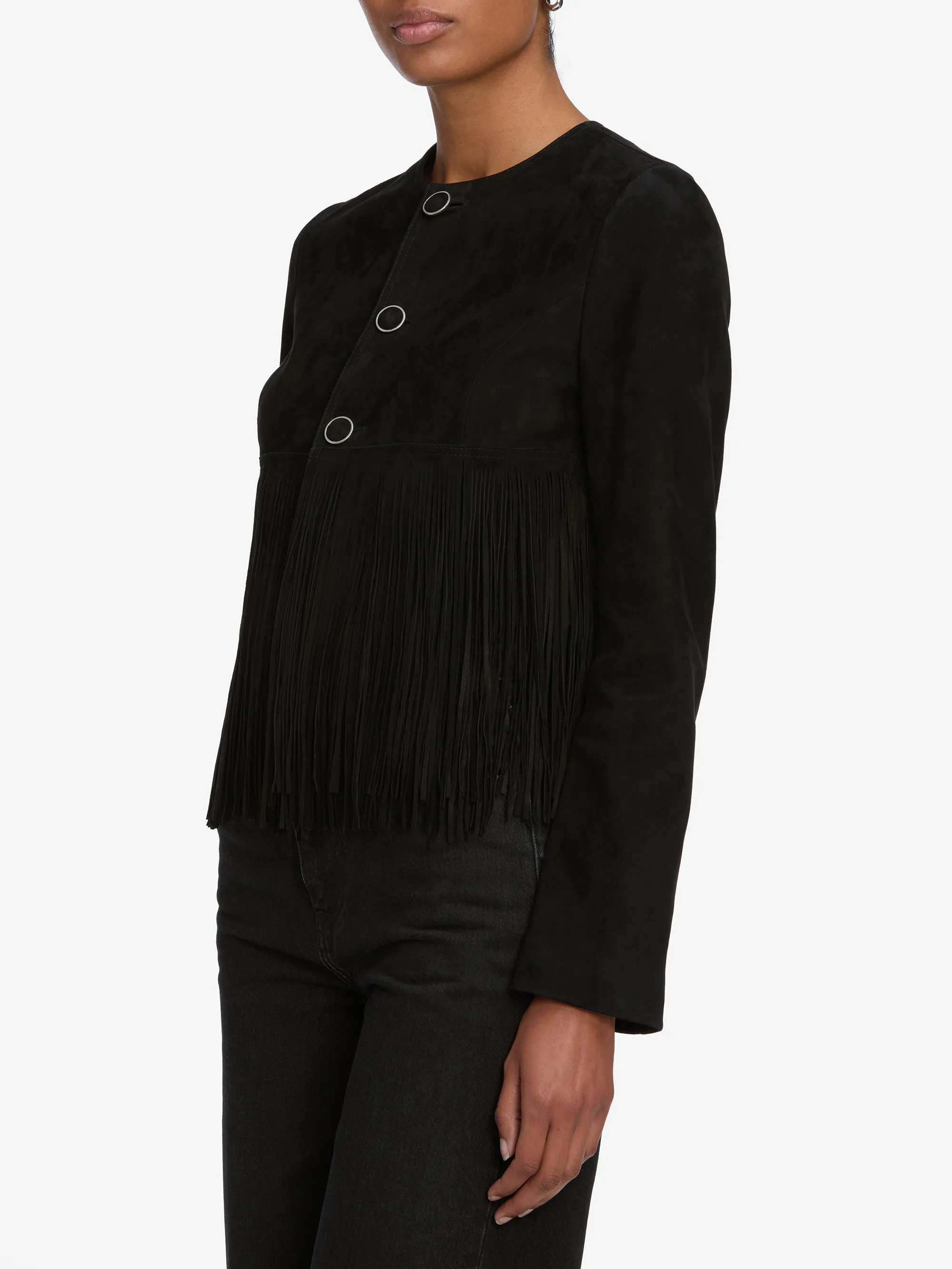 The Saddle Jacket -- Black sold by Frame Denim product image thumbnail 5