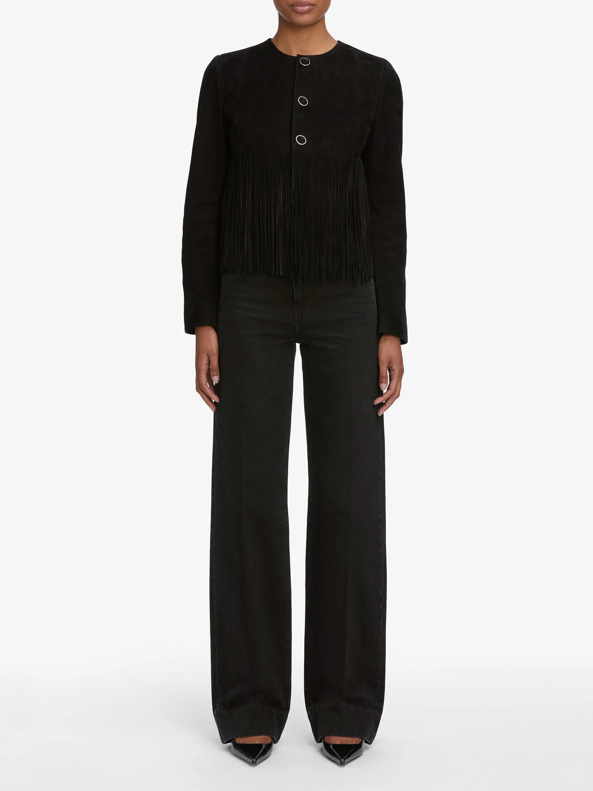 The Saddle Jacket -- Black sold by Frame Denim product image thumbnail 2