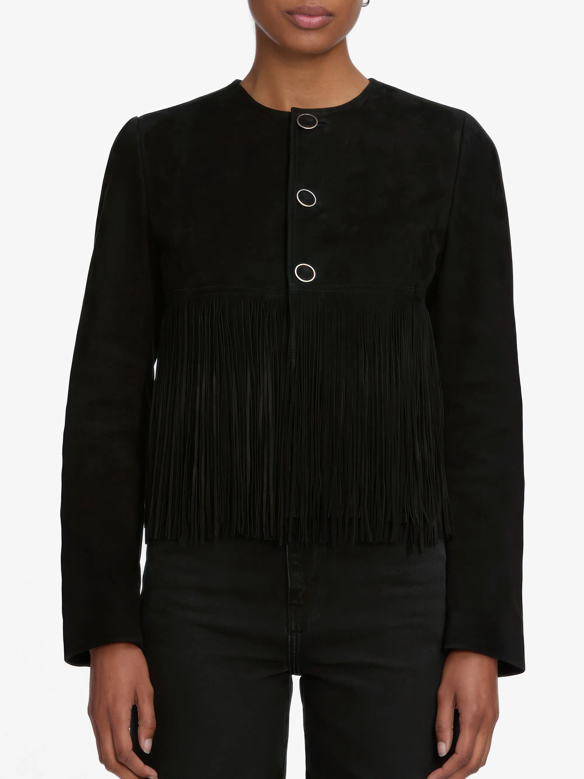 The Saddle Jacket -- Black sold by Frame Denim product image thumbnail 3