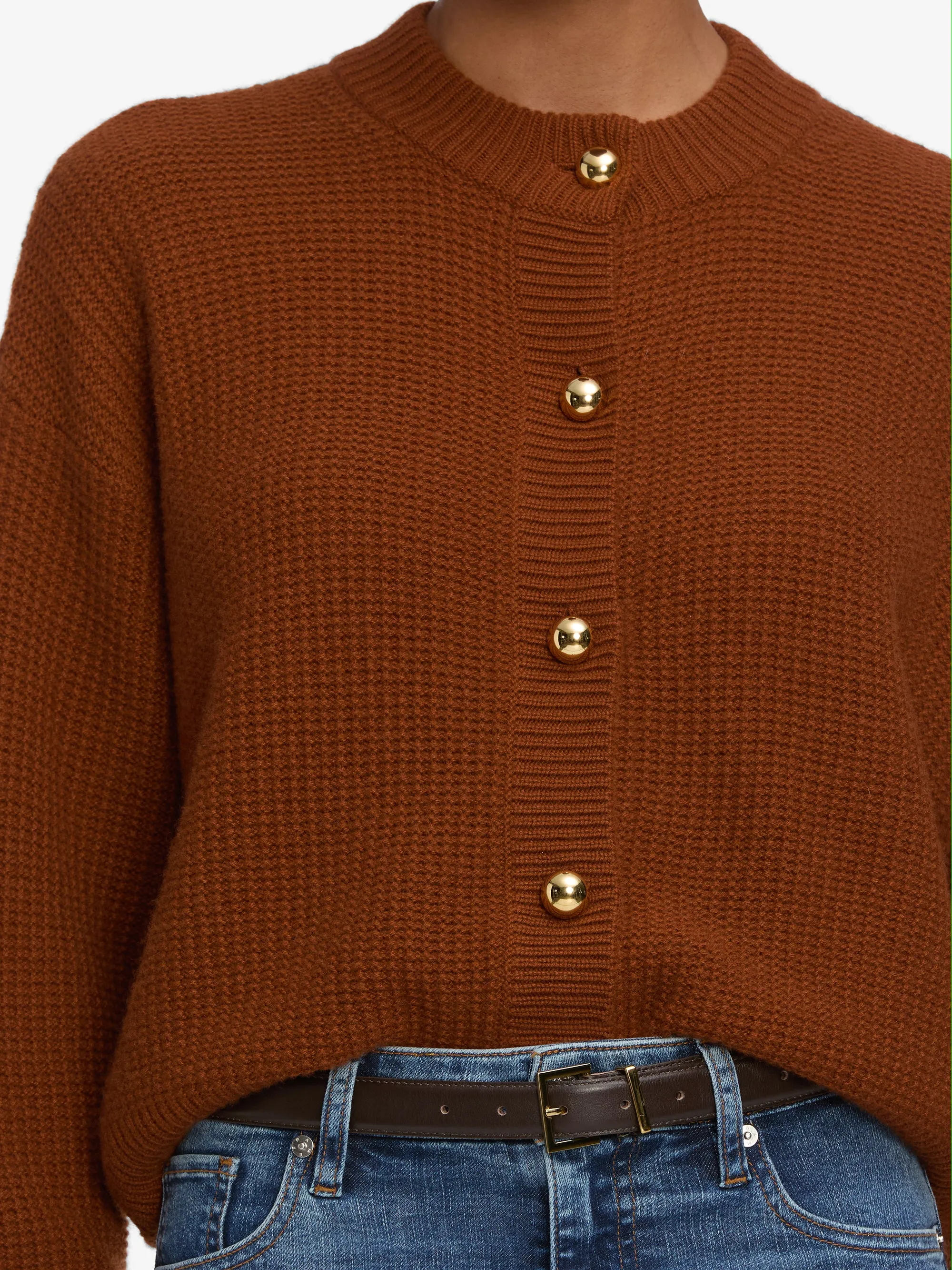 The Femme Cardi -- Rust sold by Frame Denim product image thumbnail 4