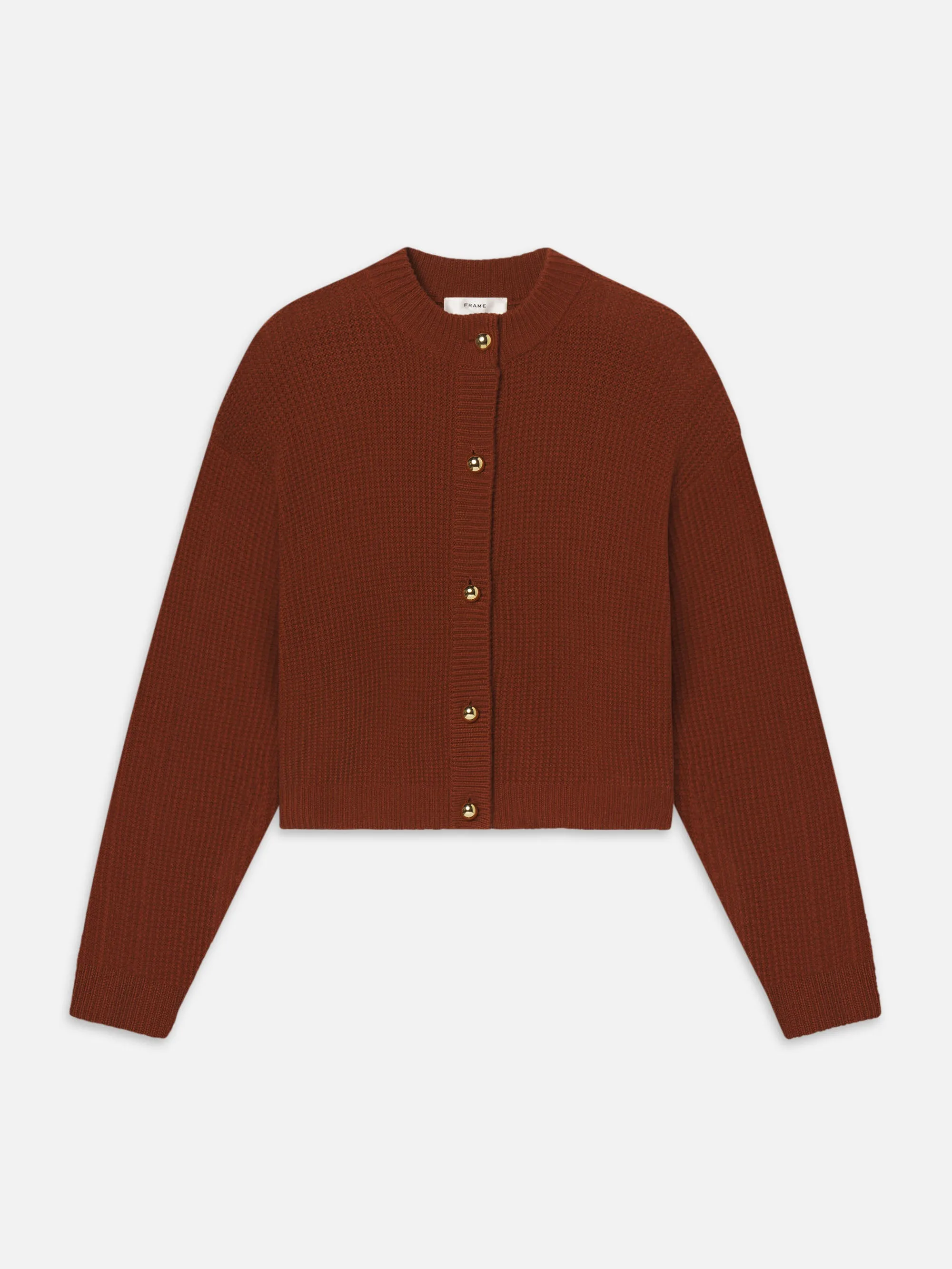 The Femme Cardi -- Rust sold by Frame Denim