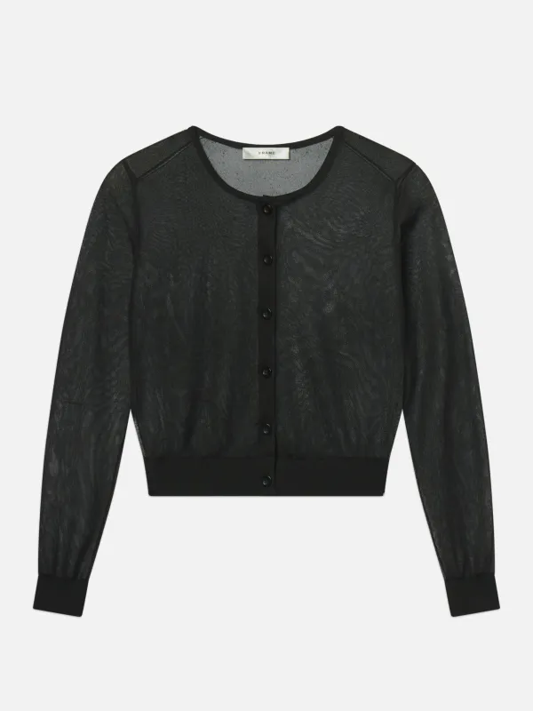 The Luxe Cardi -- Black sold by Frame Denim