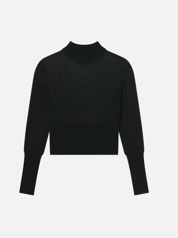 The Sleek Sweater -- Black sold by Frame Denim