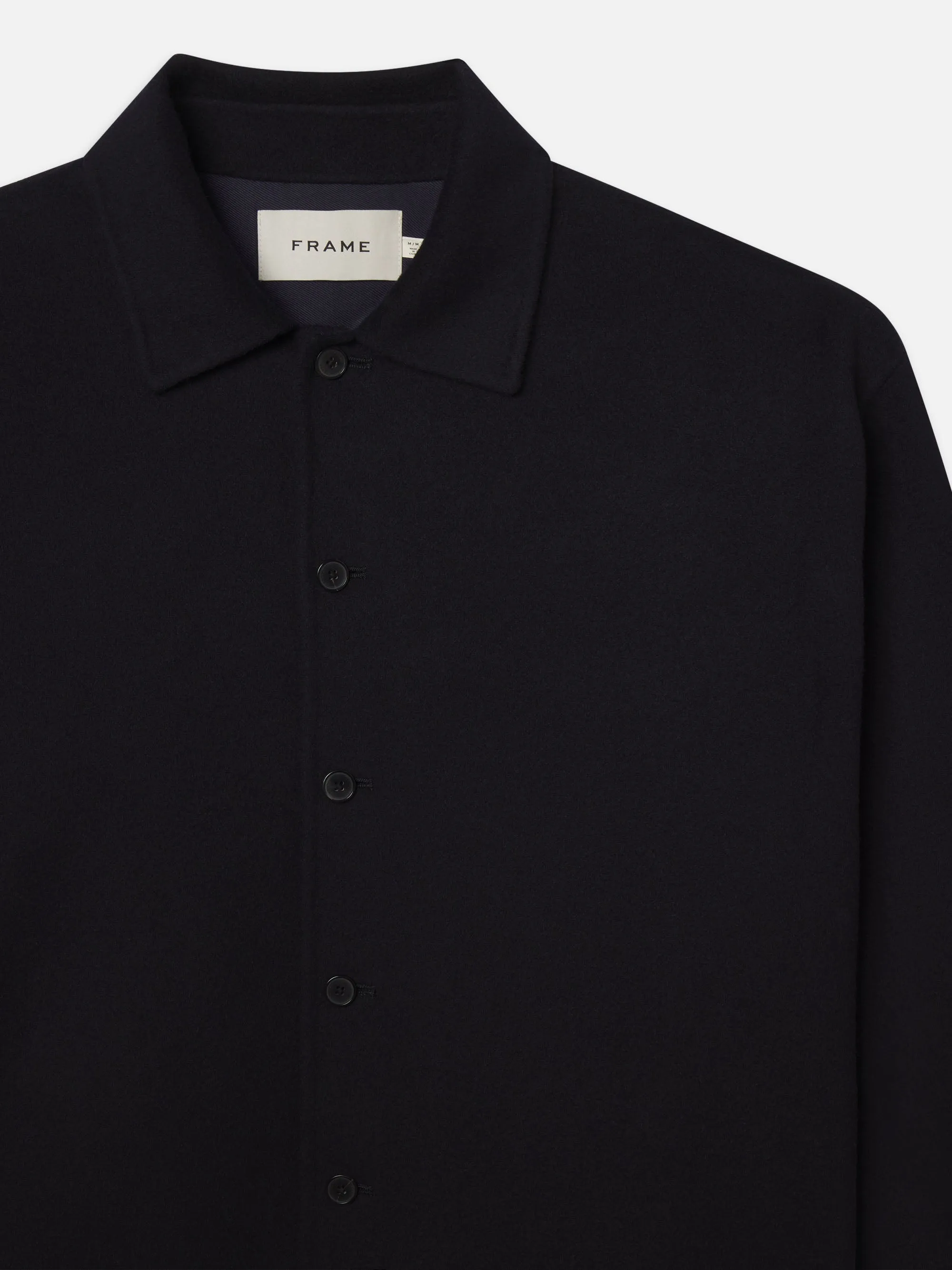 Double Face Shirt Jacket -- Dark Navy sold by Frame Denim product image thumbnail 2