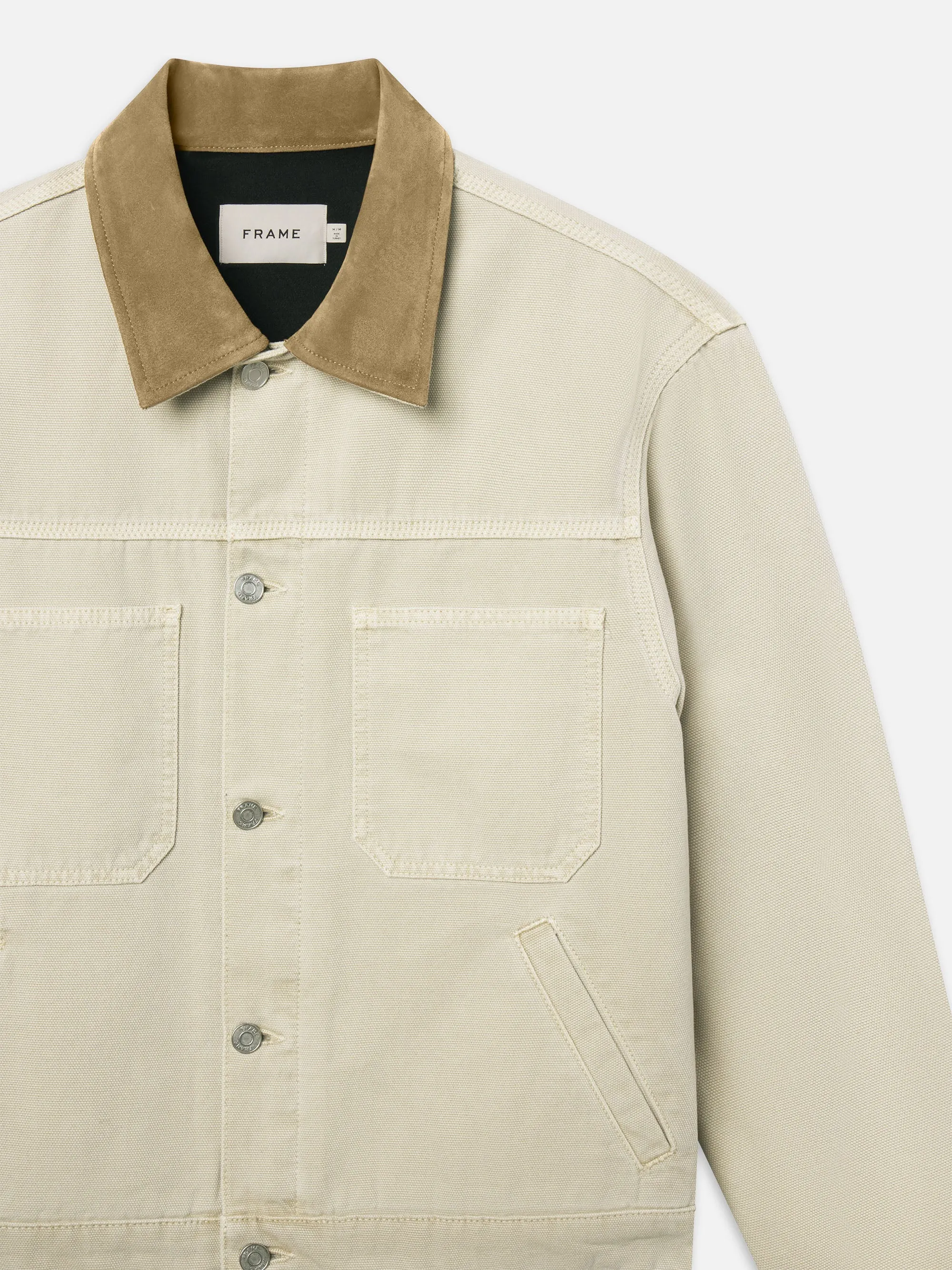Canvas Utility Jacket -- Beach Sand sold by Frame Denim product image thumbnail 2