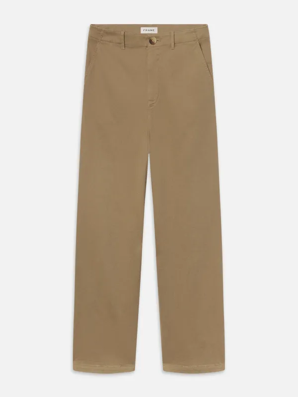 Cotton Chino Pants -- French Beige sold by Frame Denim