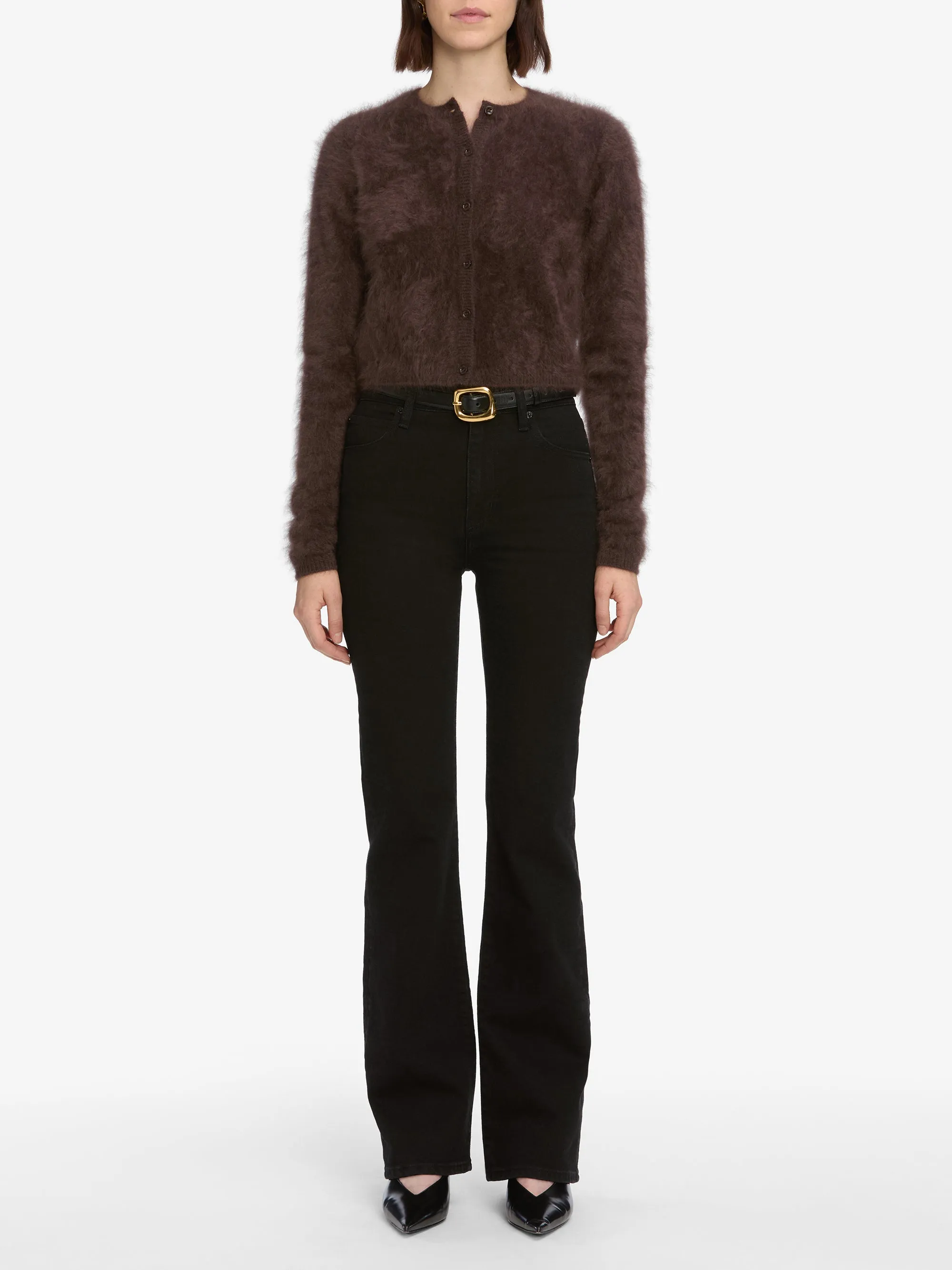 The Teddy Cardi -- Coffee sold by Frame Denim product image thumbnail 2
