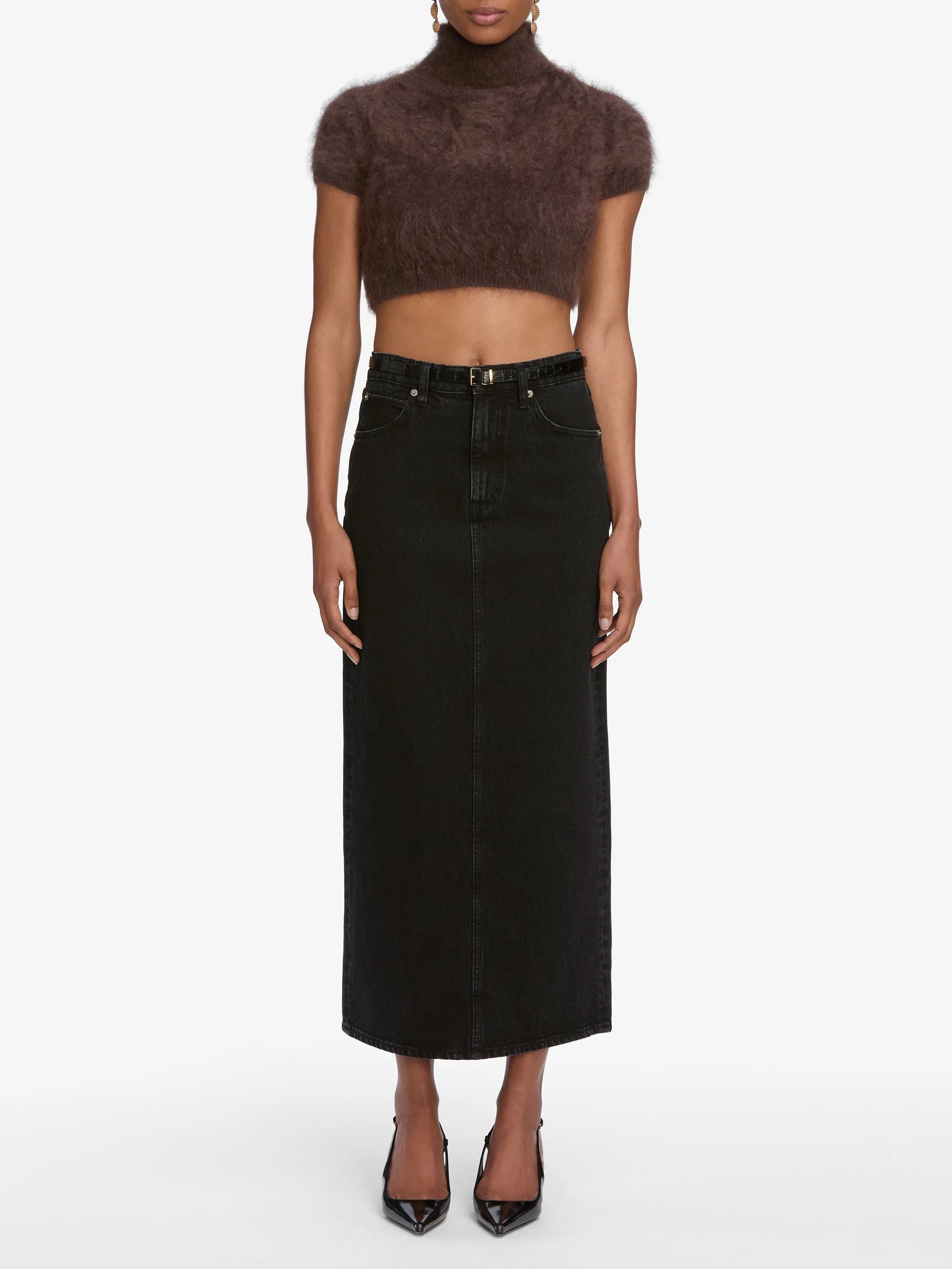 The Teddy Turtleneck -- Coffee sold by Frame Denim product image thumbnail 2