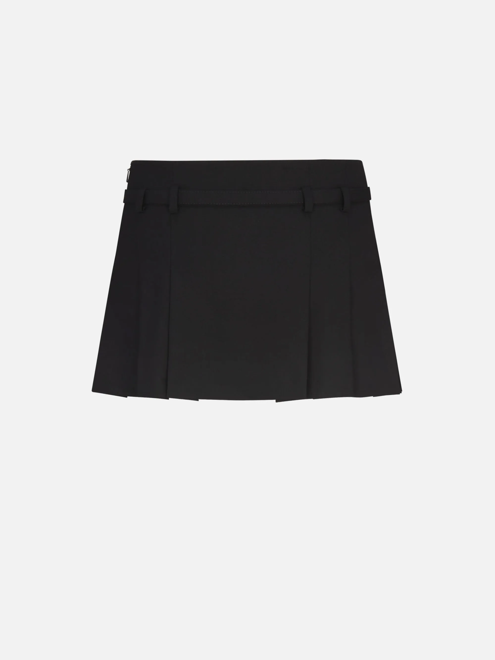 The Pleated Mini Skirt -- Black sold by Frame Denim product image thumbnail 3