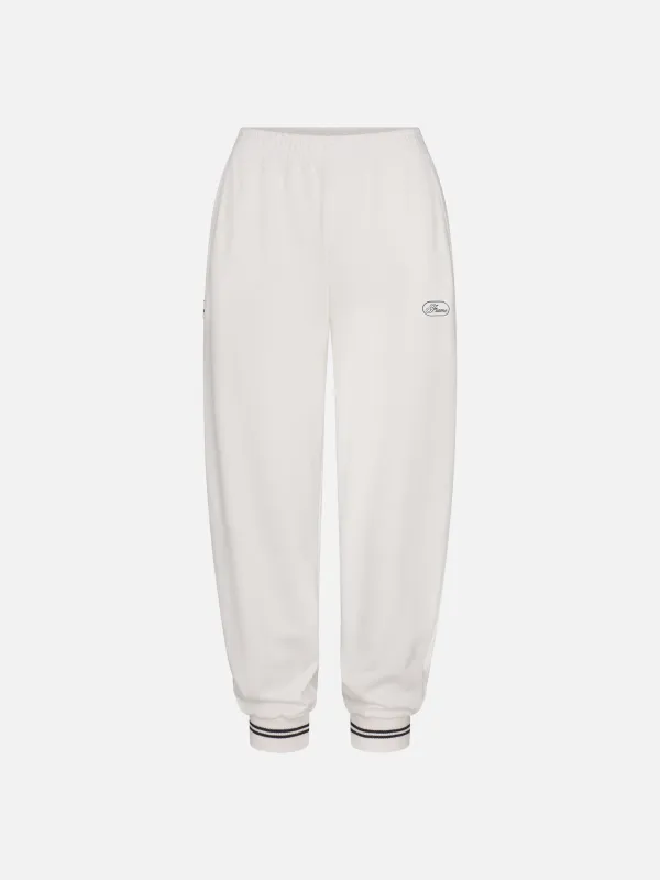 The Tennis Sweatpant -- White sold by Frame Denim