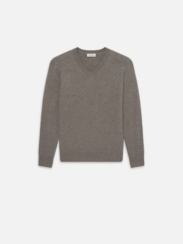 Light Cashmere Silk Sweater -- Soft Mocha sold by Frame Denim