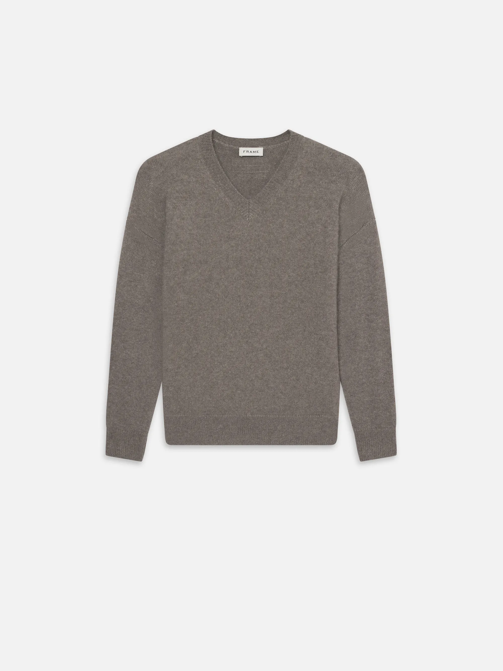Light Cashmere Silk Sweater -- Soft Mocha sold by Frame Denim