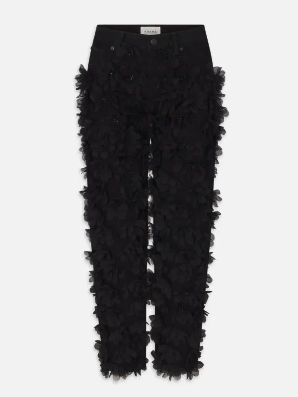 The Embellished Candle -- Black made by Frame Denim