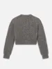 The Plush Bomber -- Dark Heather Grey sold by Frame Denim