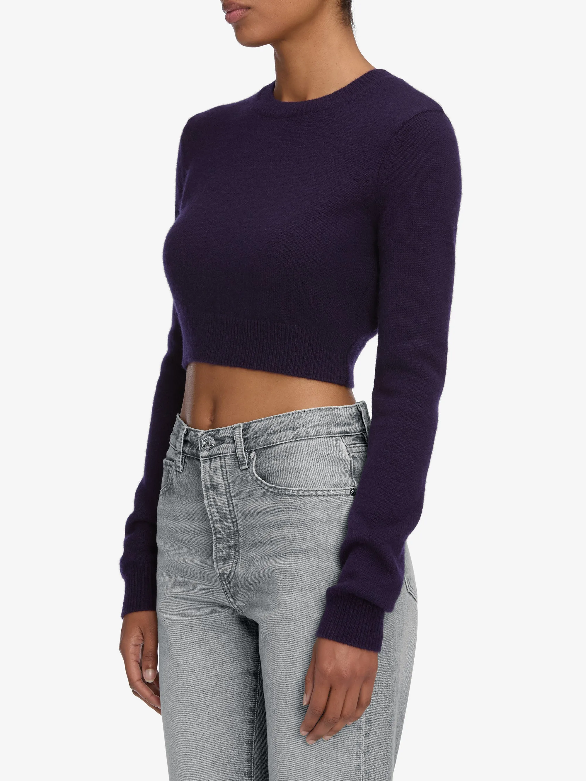 The Cashmere School Crew Sweater -- Royal Purple sold by Frame Denim product image thumbnail 5