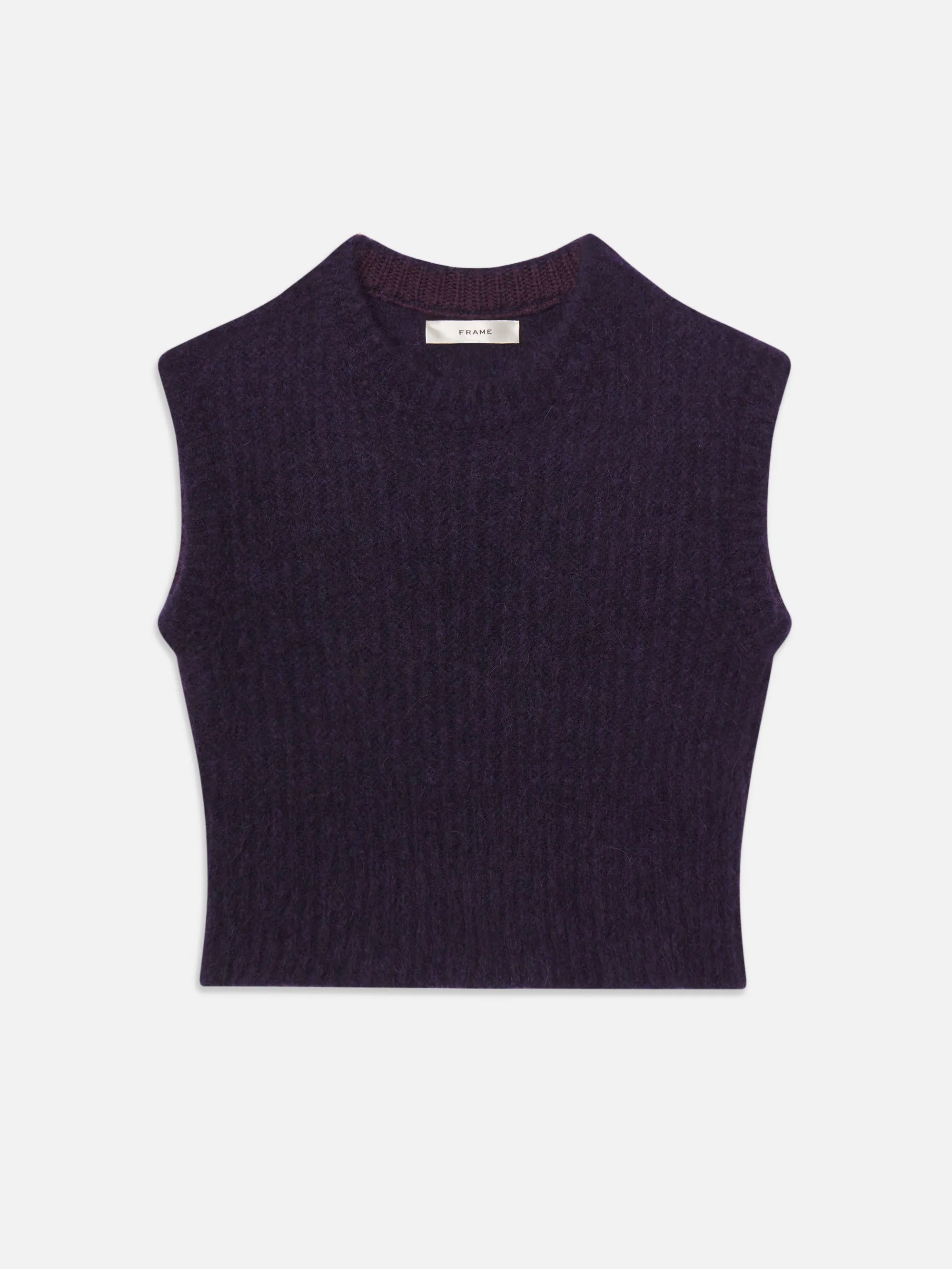 The Plush Vest -- Royal Purple sold by Frame Denim