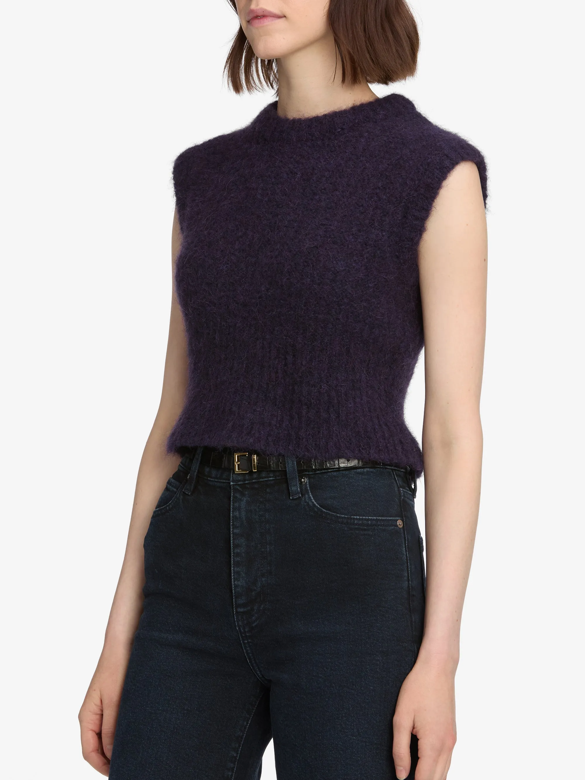 The Plush Vest -- Royal Purple sold by Frame Denim product image thumbnail 5