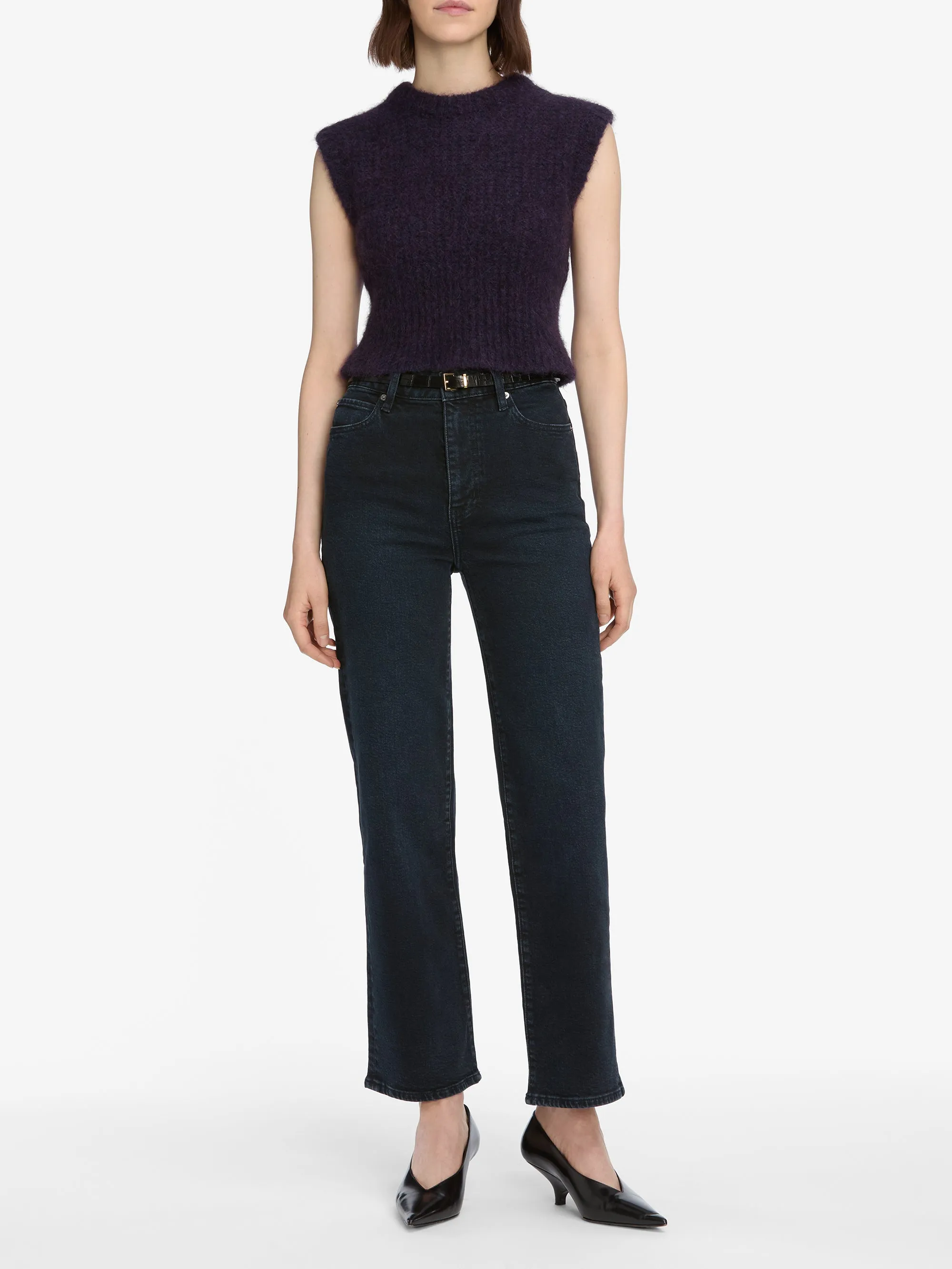 The Plush Vest -- Royal Purple sold by Frame Denim product image thumbnail 2