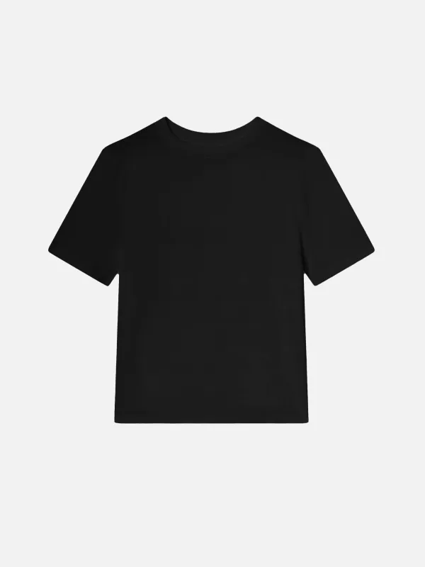 The Plus One Tee -- Black sold by Frame Denim