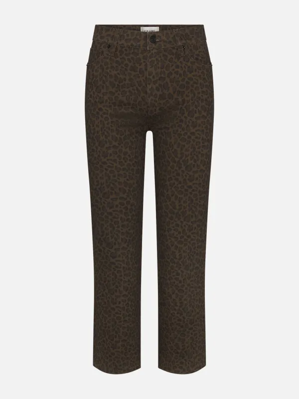 Le Sleek Straight -- Leopard sold by Frame Denim