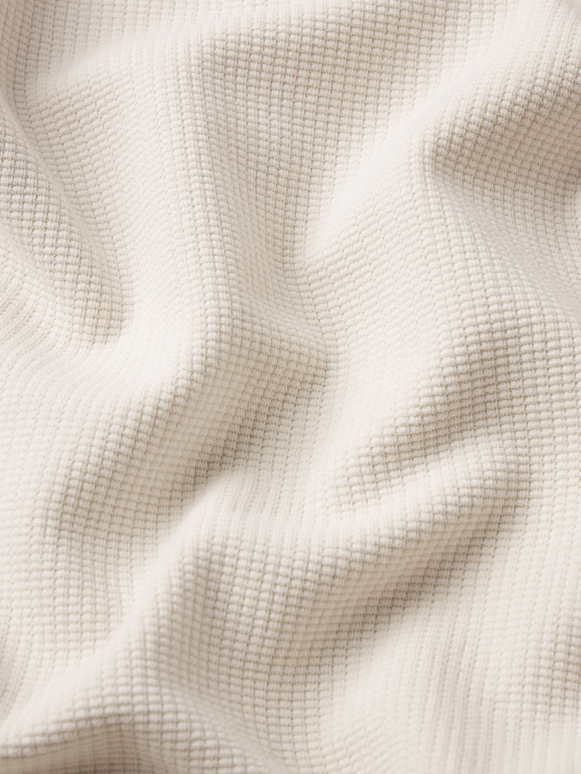 Waffle Textured Shirt -- Warm White sold by Frame Denim product image thumbnail 4