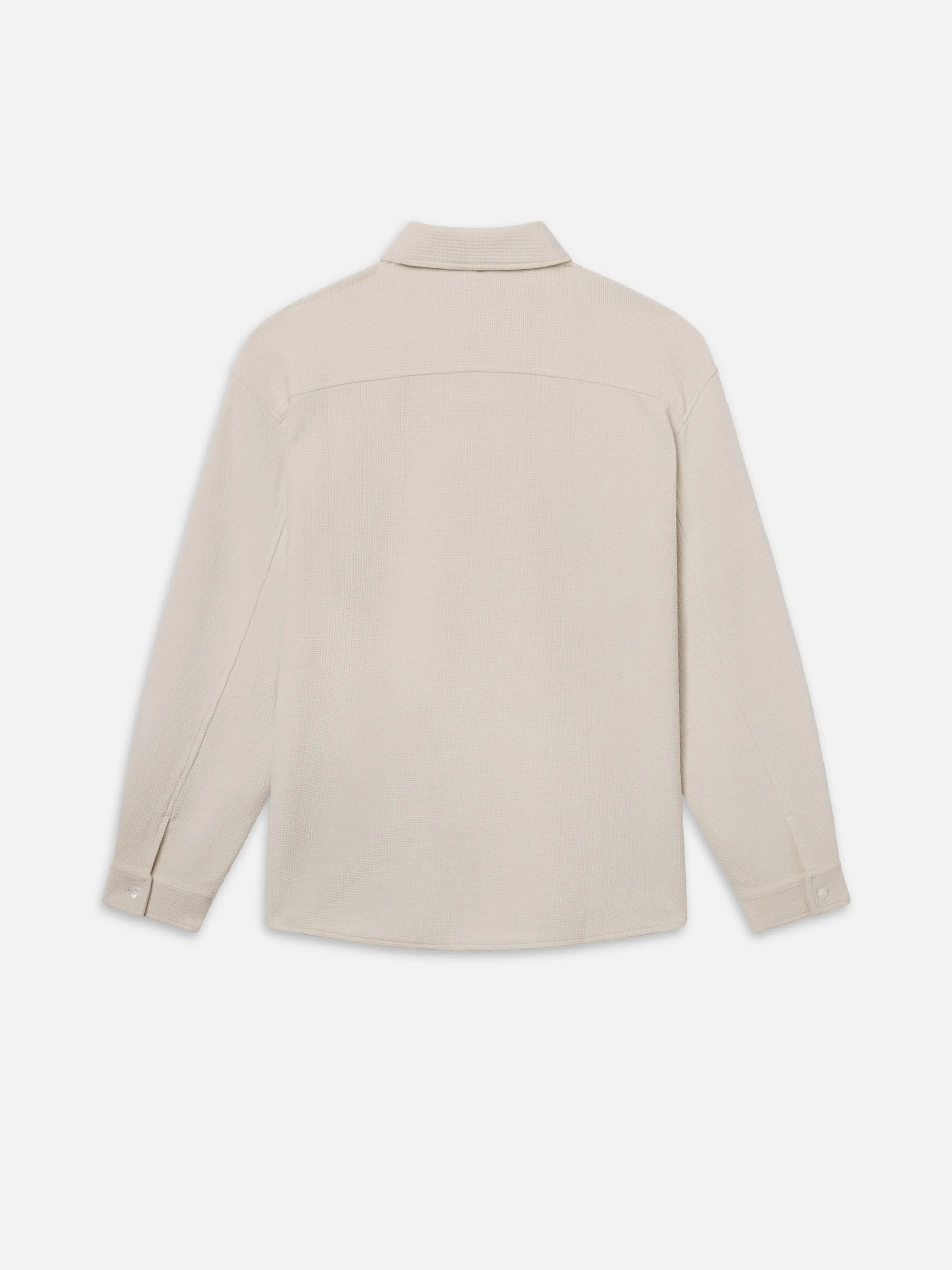 Waffle Textured Shirt -- Warm White sold by Frame Denim product image thumbnail 3