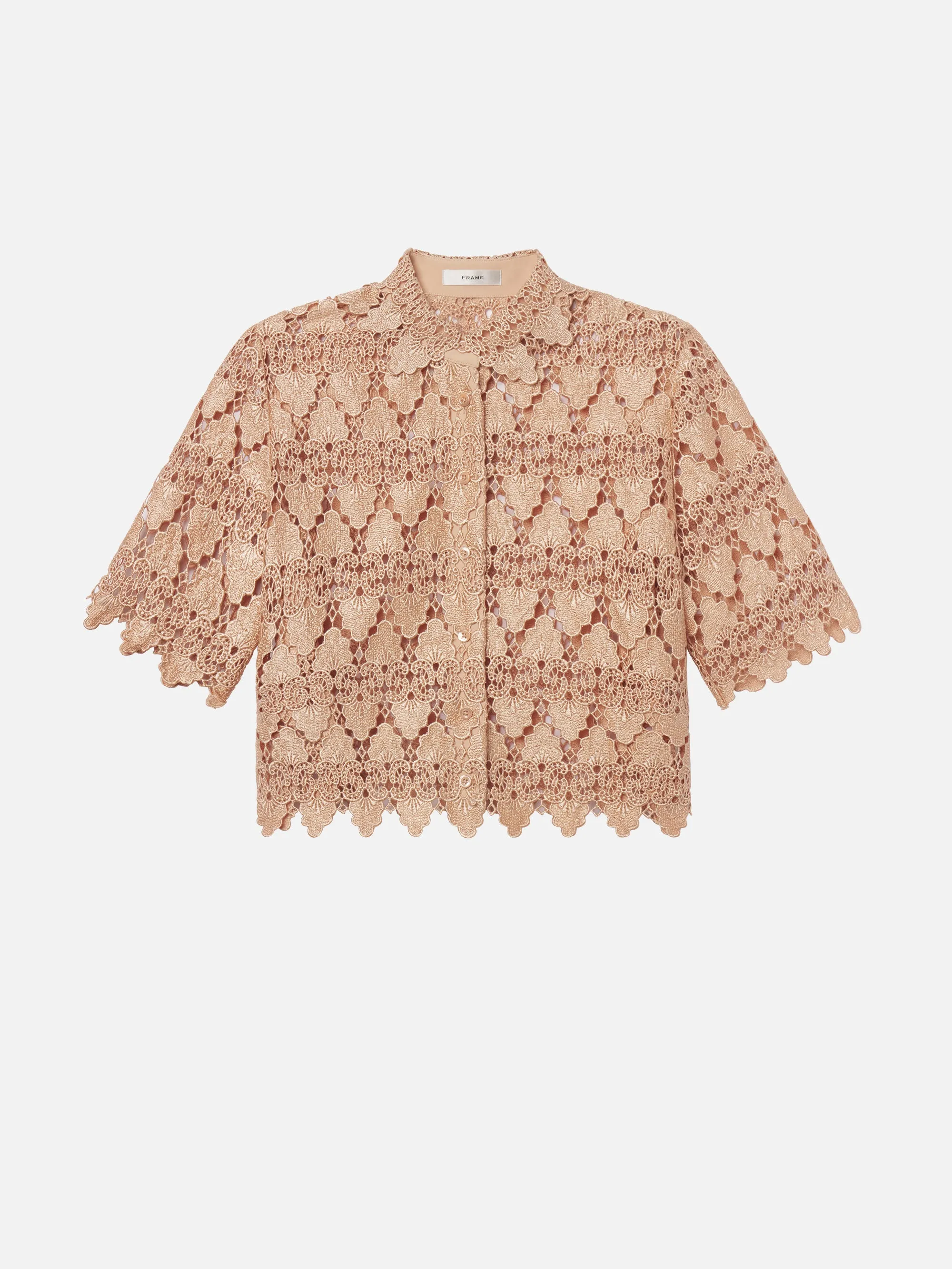 The Lace Button Up Shirt sold by Frame Denim product image thumbnail 2