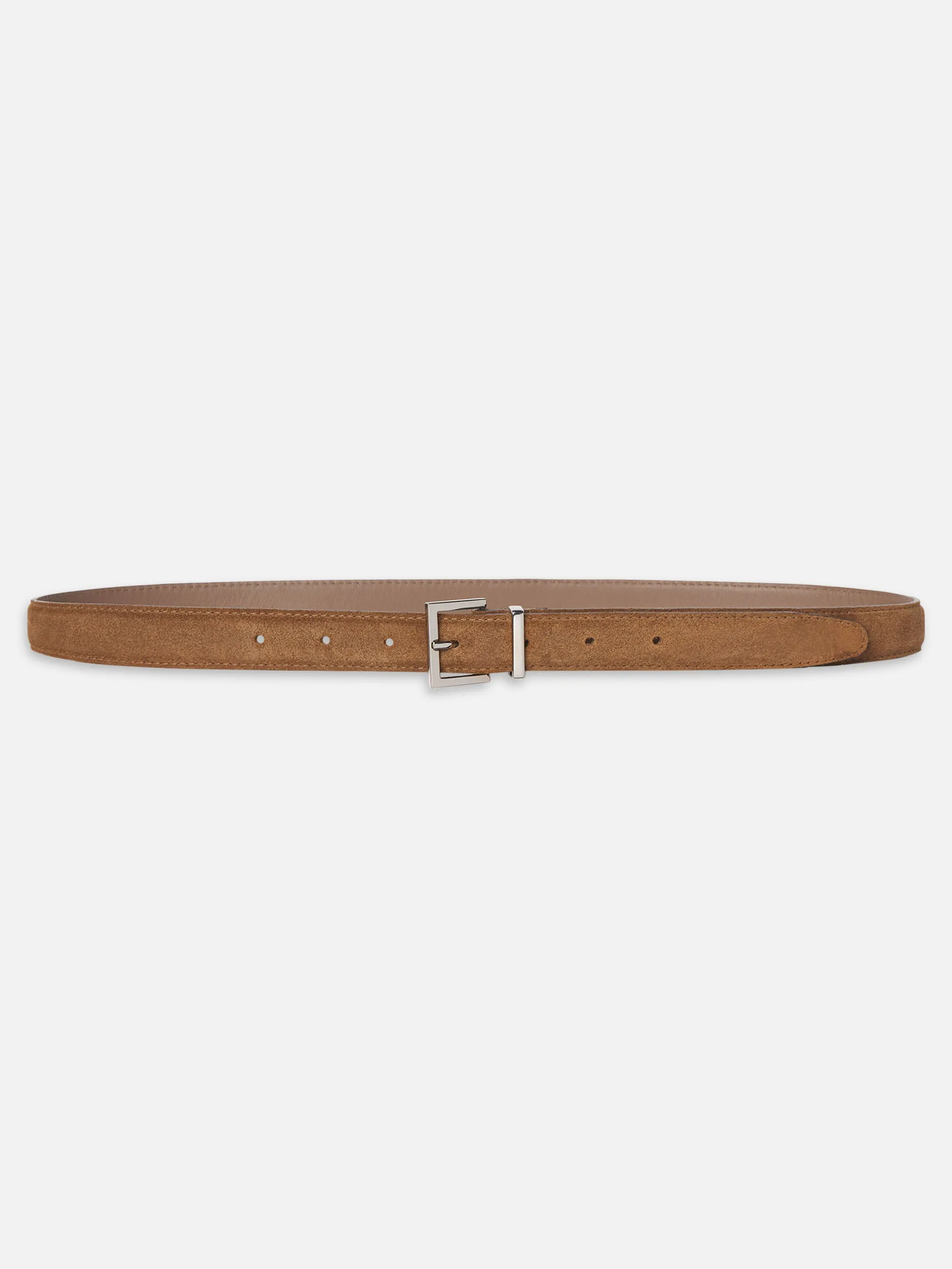 The Suede Square Buckle Belt sold by Frame Denim
