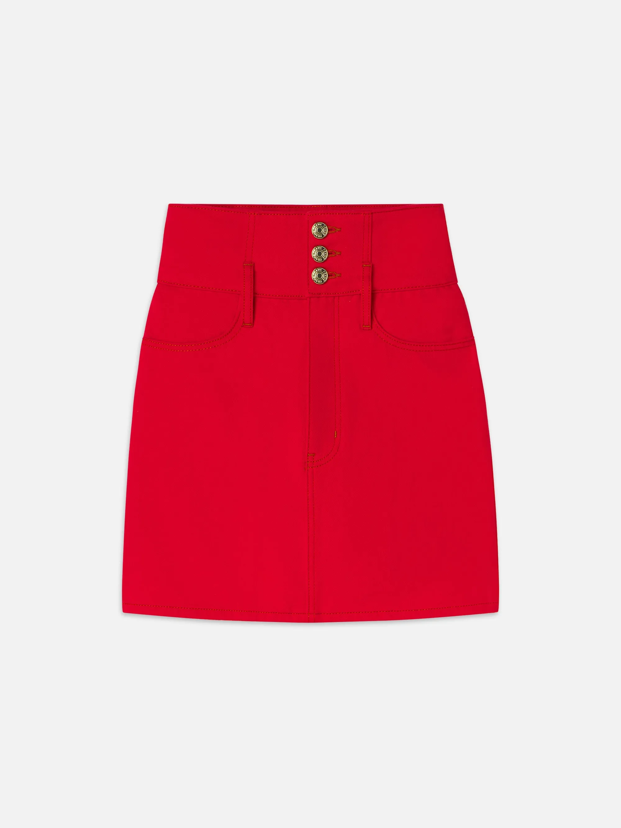 The Corset Mini Skirt sold by Frame Denim product image thumbnail 2