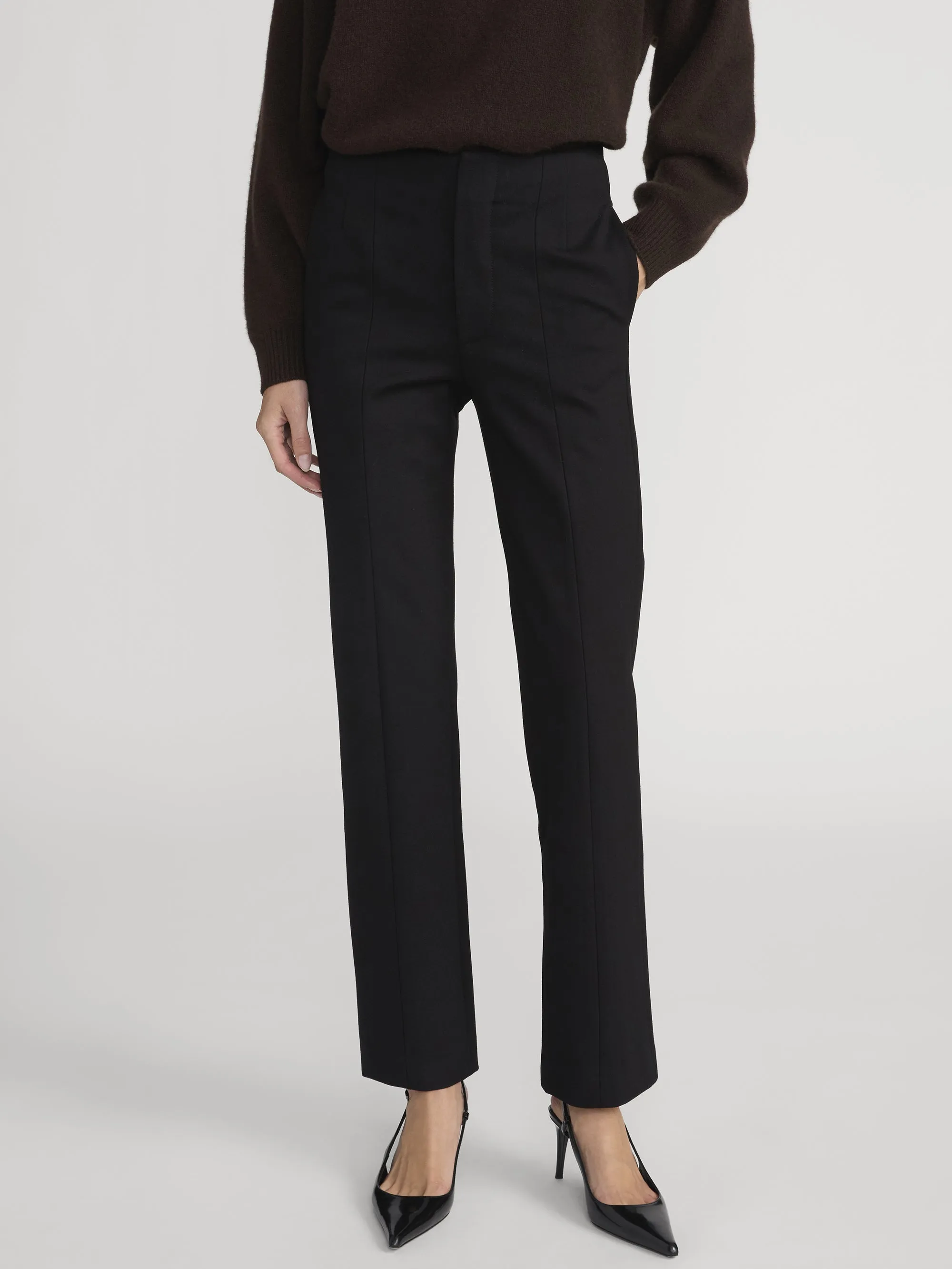 The Sleek Trouser -- Black sold by Frame Denim product image thumbnail 3