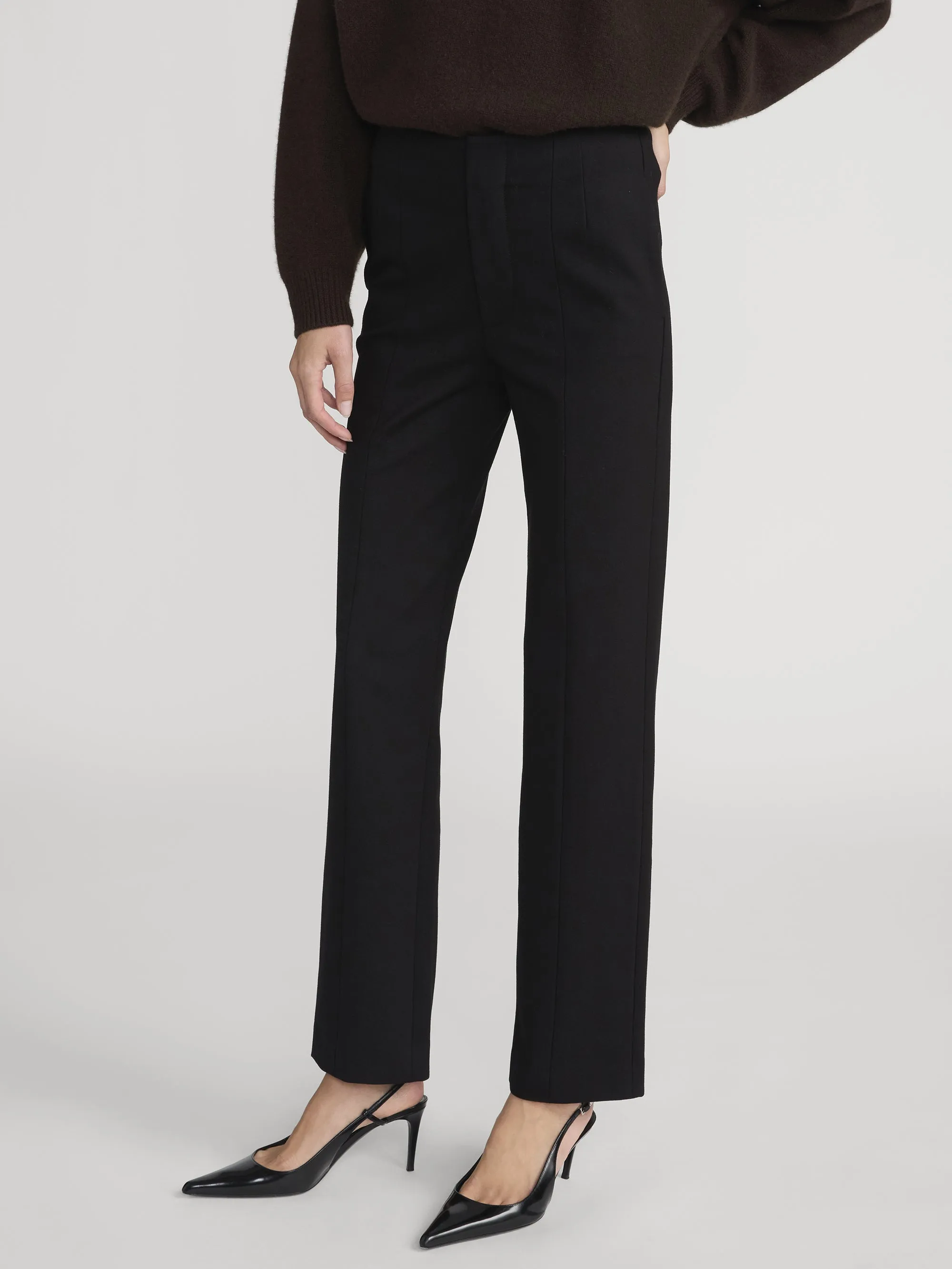 The Sleek Trouser -- Black sold by Frame Denim product image thumbnail 5