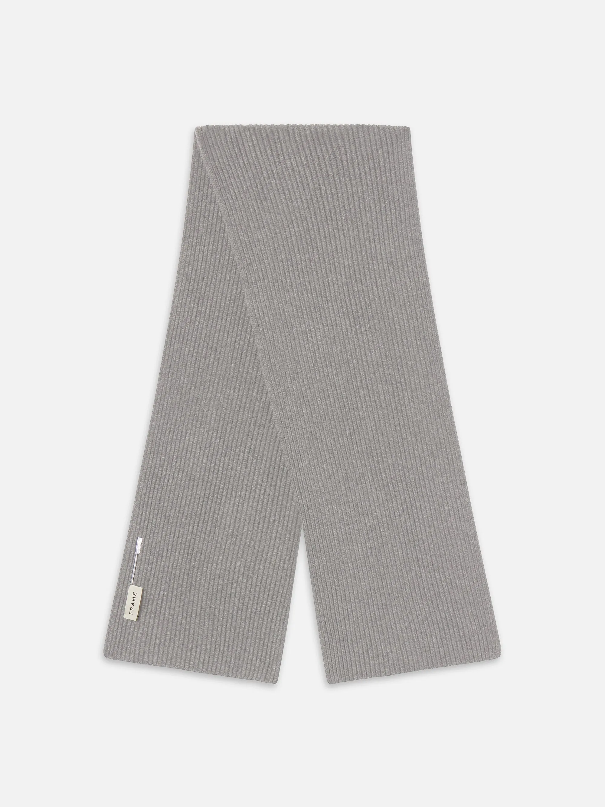 Knit Scarf -- Heather Grey sold by Frame Denim