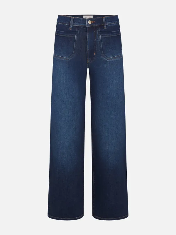 Le Pixie Slim Palazzo Modernist Pocket -- Savior sold by Frame Denim