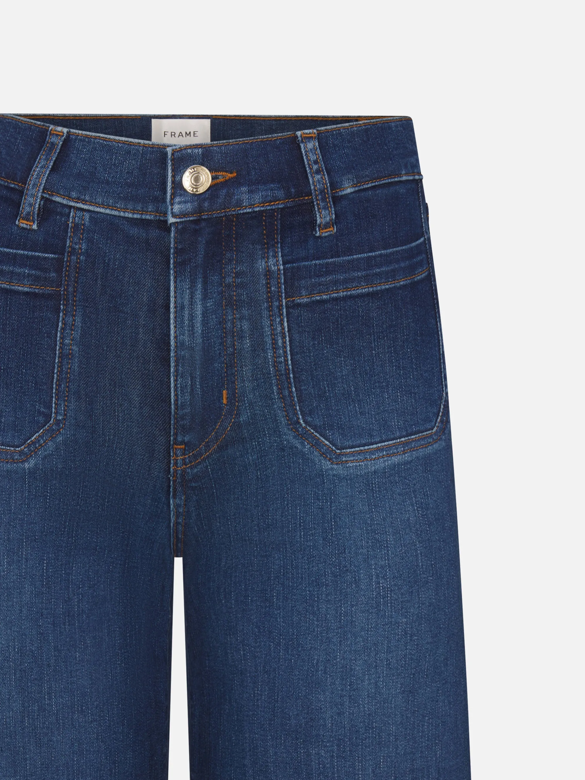 Le Slim Palazzo Long Modernist Pocket -- Savior sold by Frame Denim product image thumbnail 2