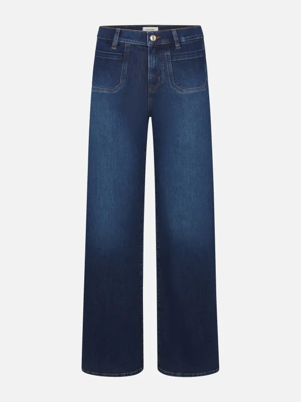 Le Slim Palazzo Long Modernist Pocket -- Savior sold by Frame Denim