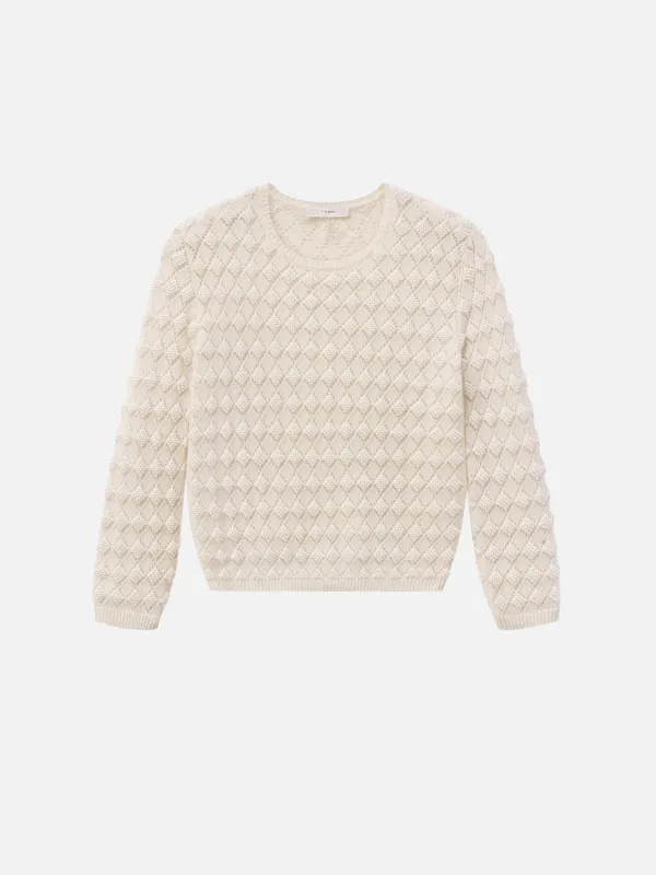 The Pearl Sweater -- Cream sold by Frame Denim