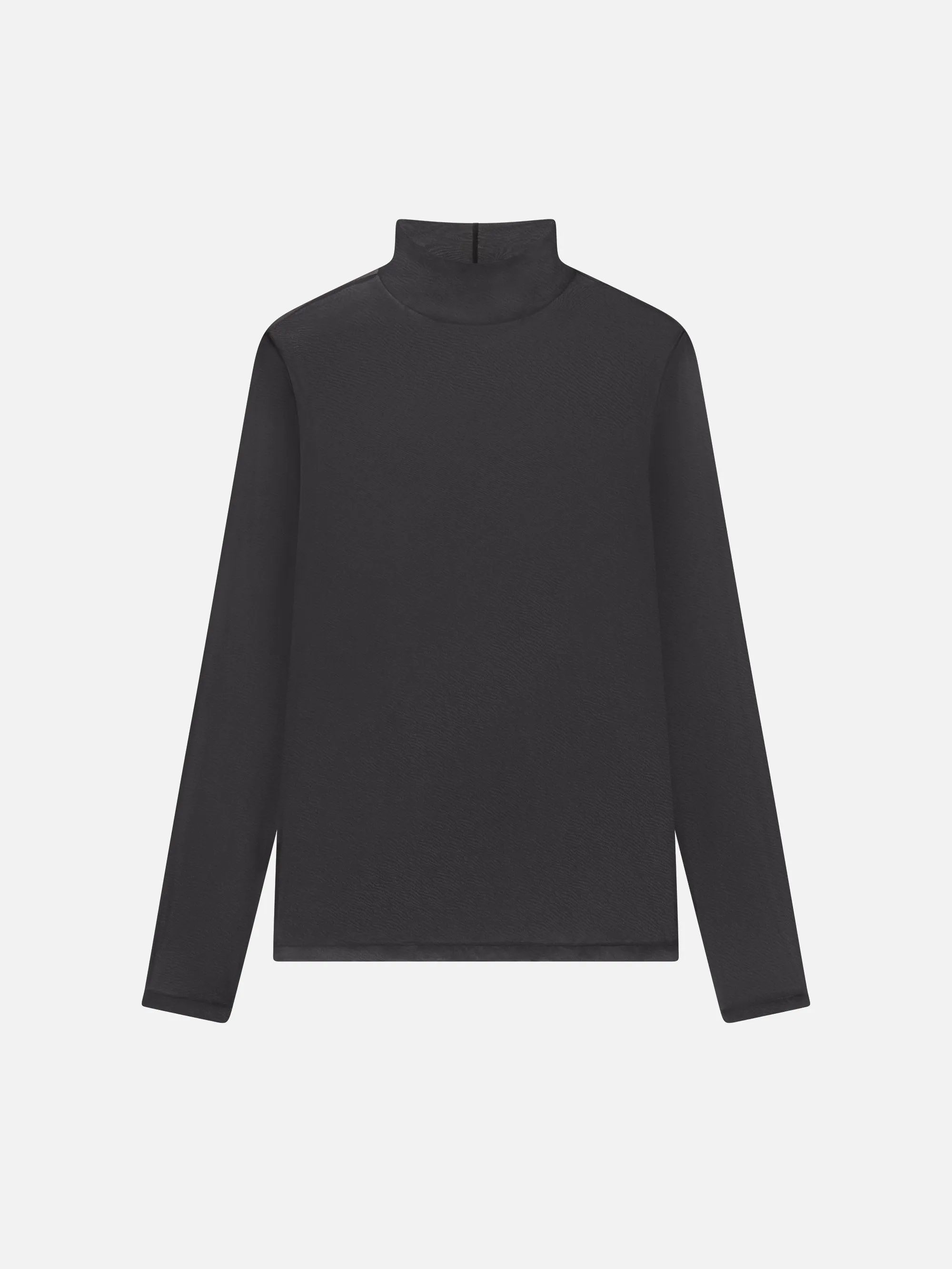 The Hosiery Turtleneck -- Black sold by Frame Denim
