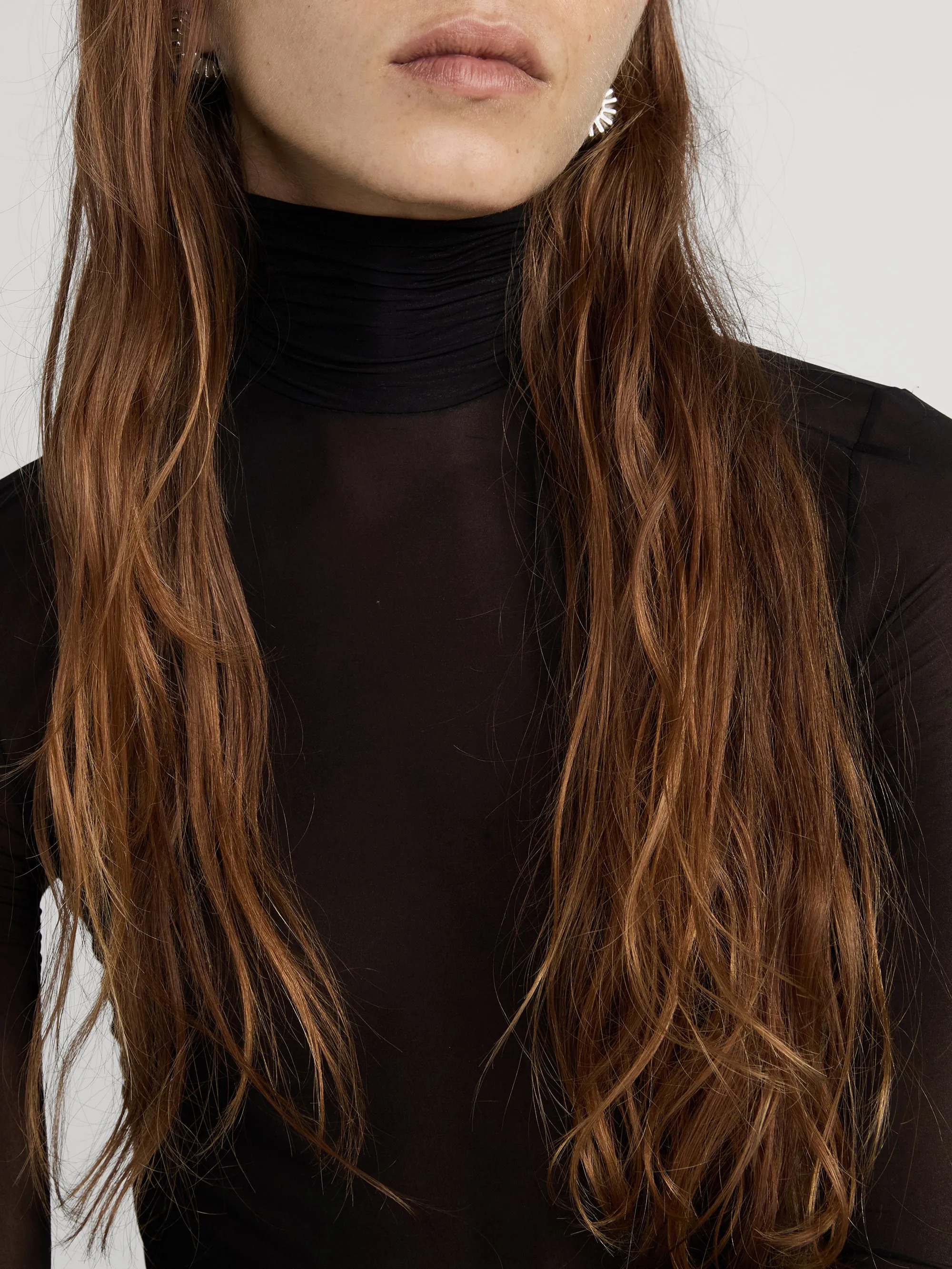 The Hosiery Turtleneck -- Black sold by Frame Denim product image thumbnail 4