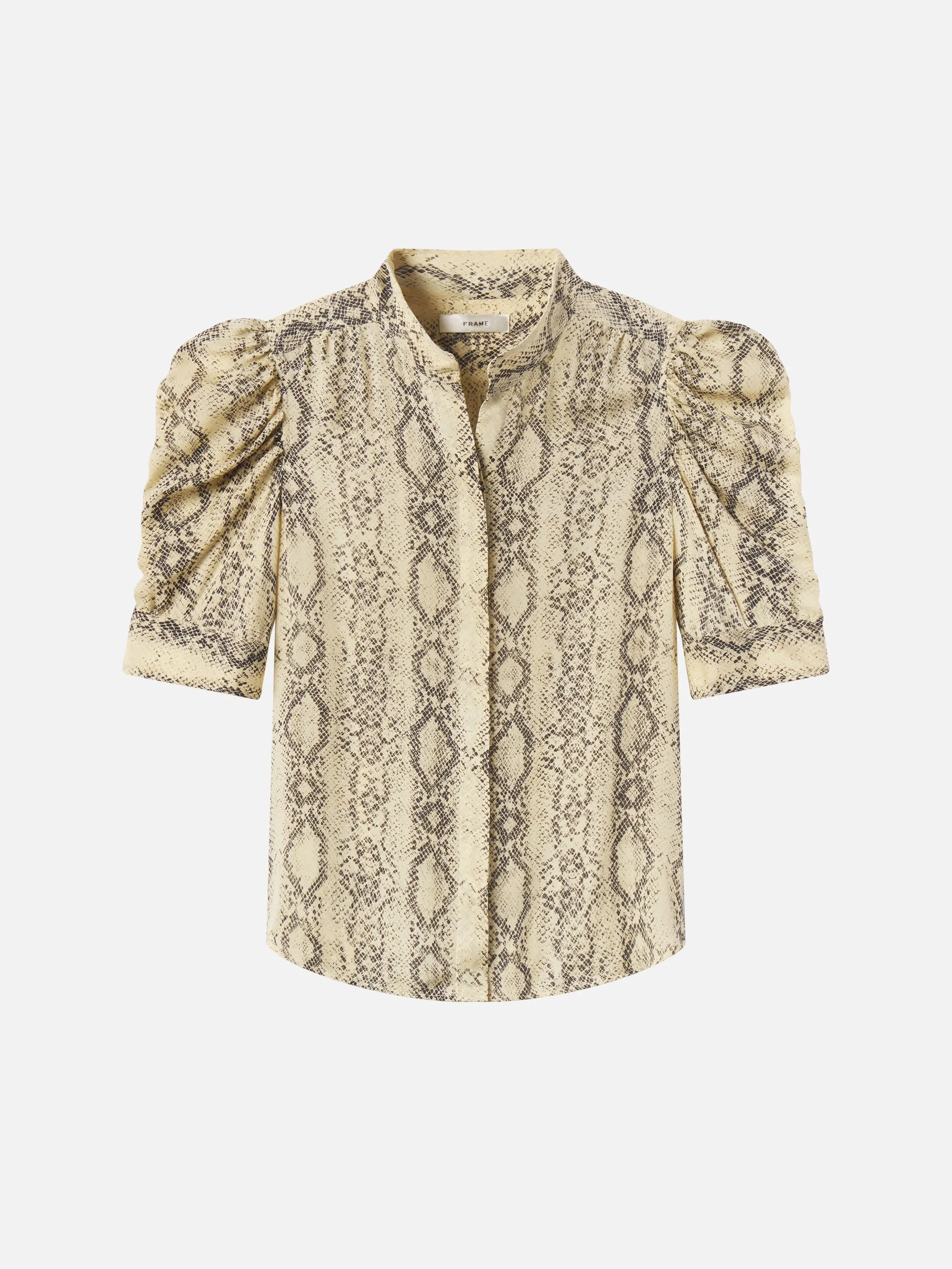 The Gillian Top -- Camel Multi sold by Frame Denim