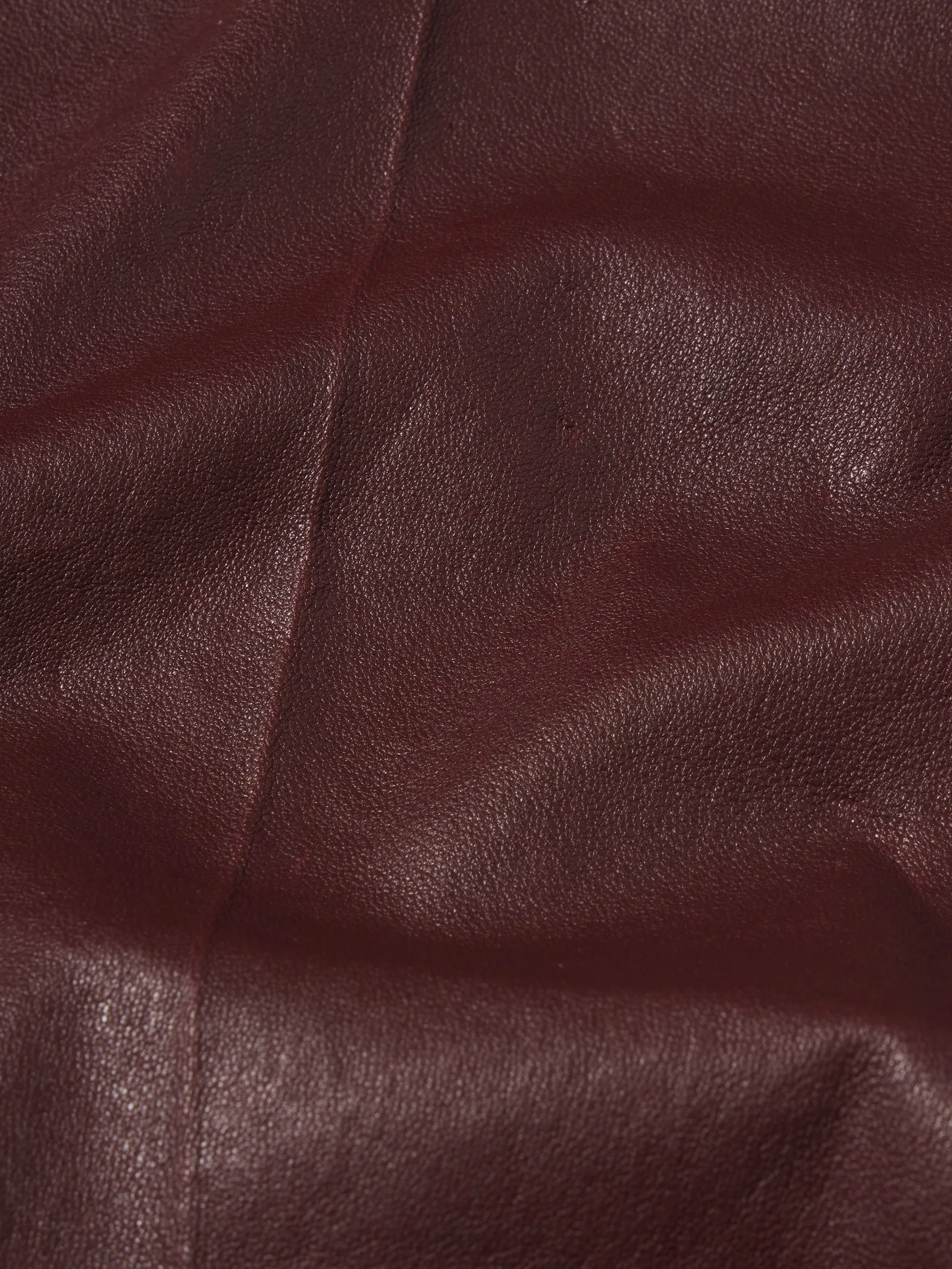 Le Slim Palazzo Leather Crop -- Oxblood sold by Frame Denim product image thumbnail 4